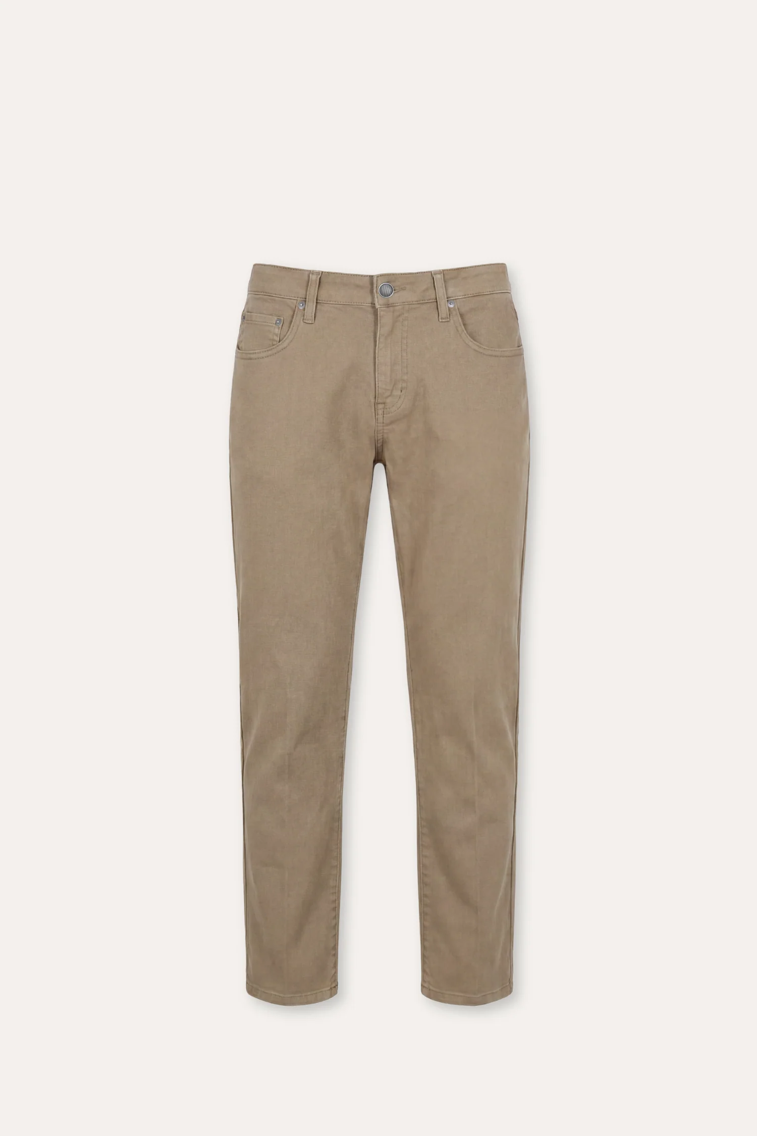 5-Pocket Cotton/Stretch Trousers Brown