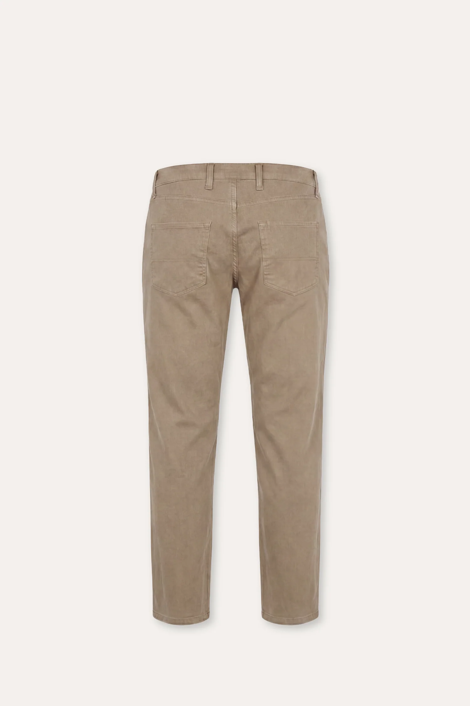 5-Pocket Cotton/Stretch Trousers Brown - Image 2