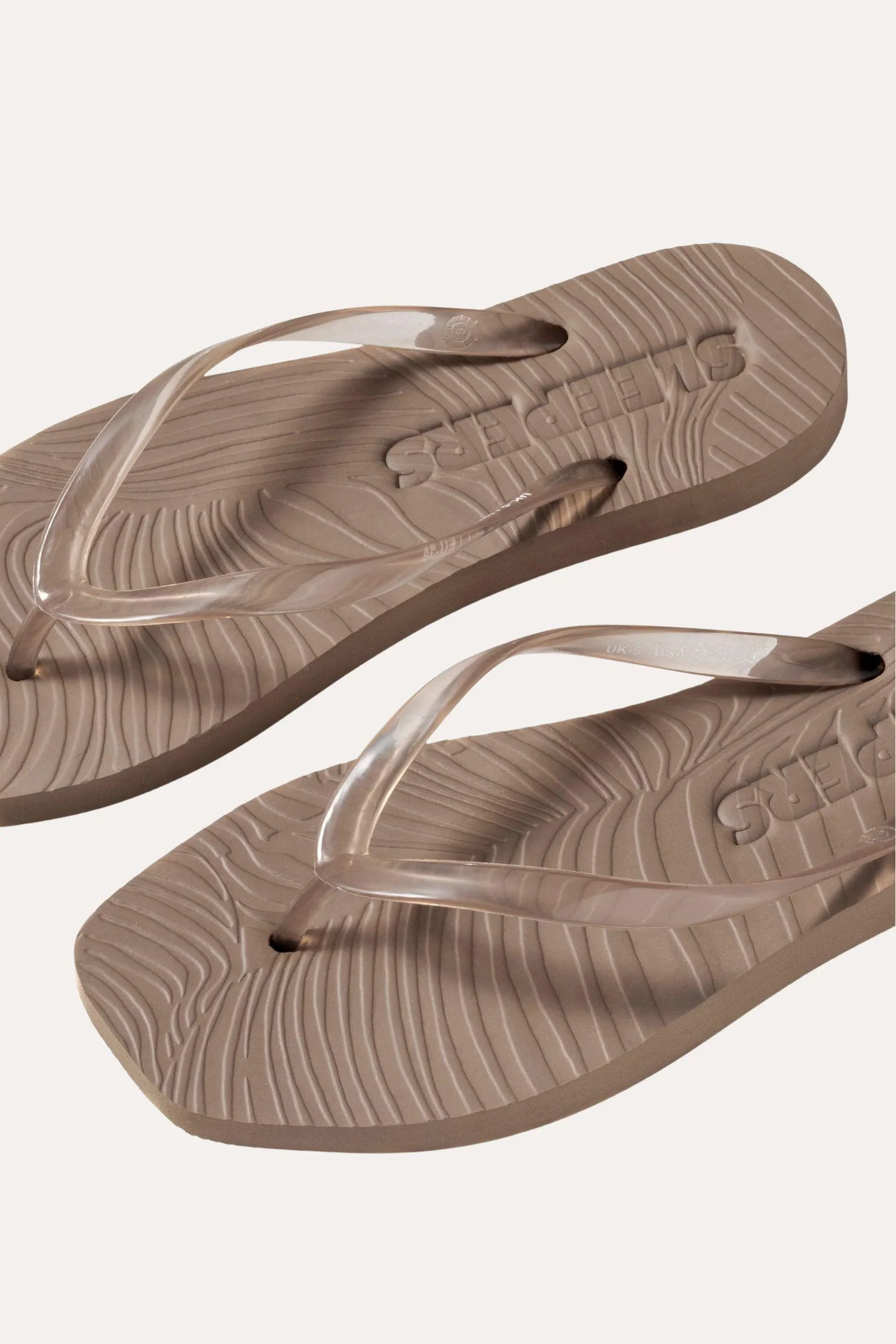 Tapered- Sand trans Flip Flops - Image 3