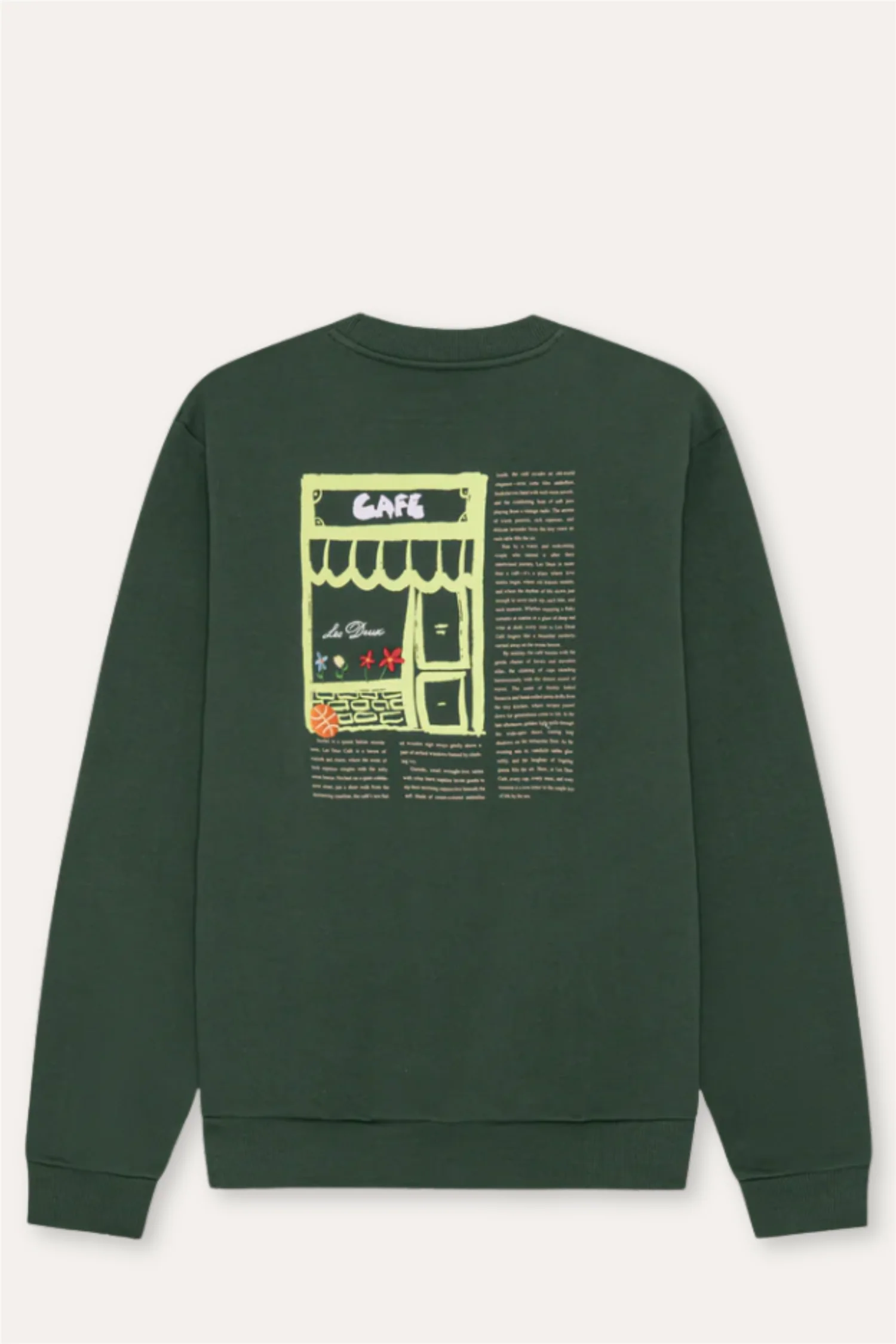 Café Sweatshirt Pine Green - Image 2