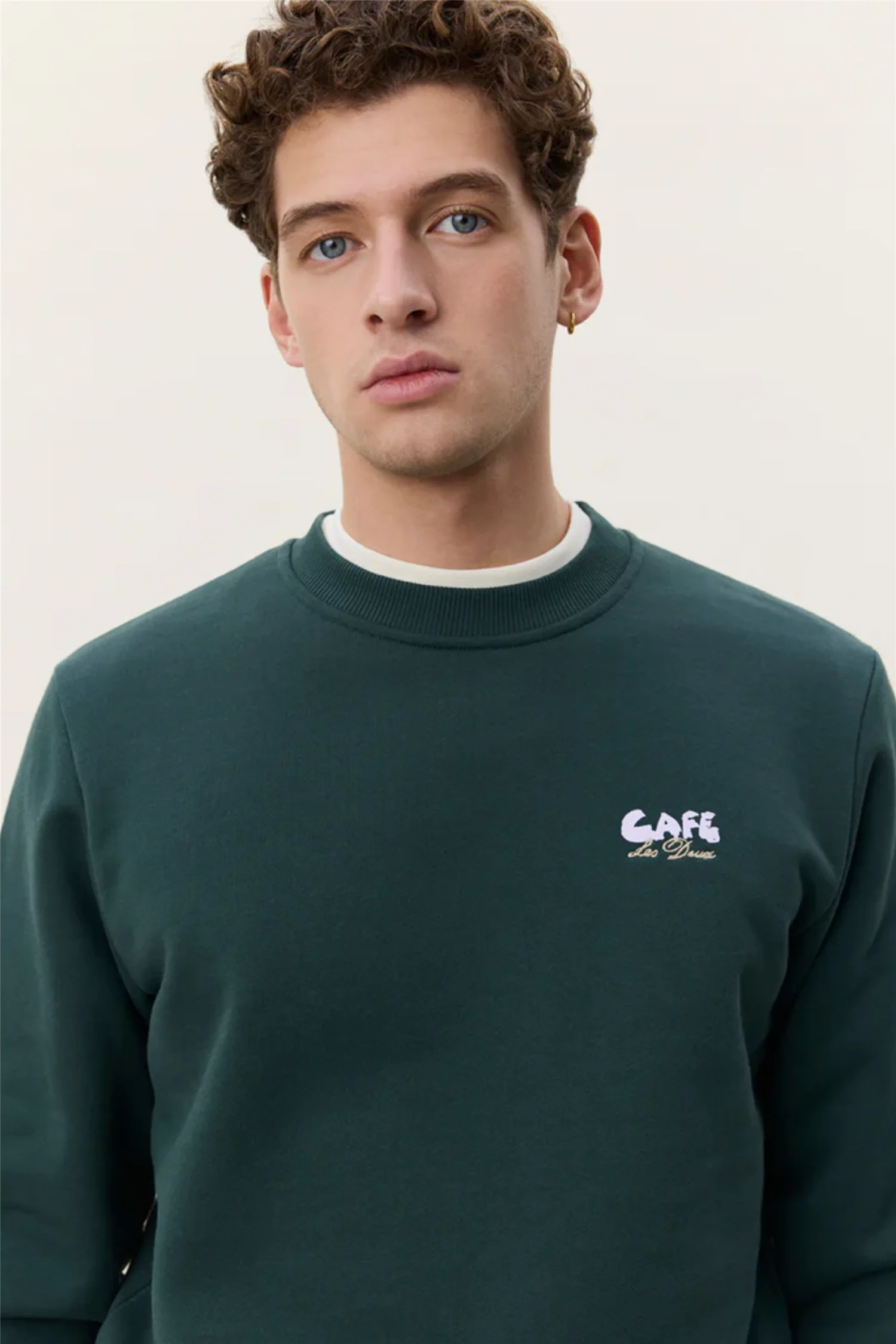 Café Sweatshirt Pine Green - Image 5