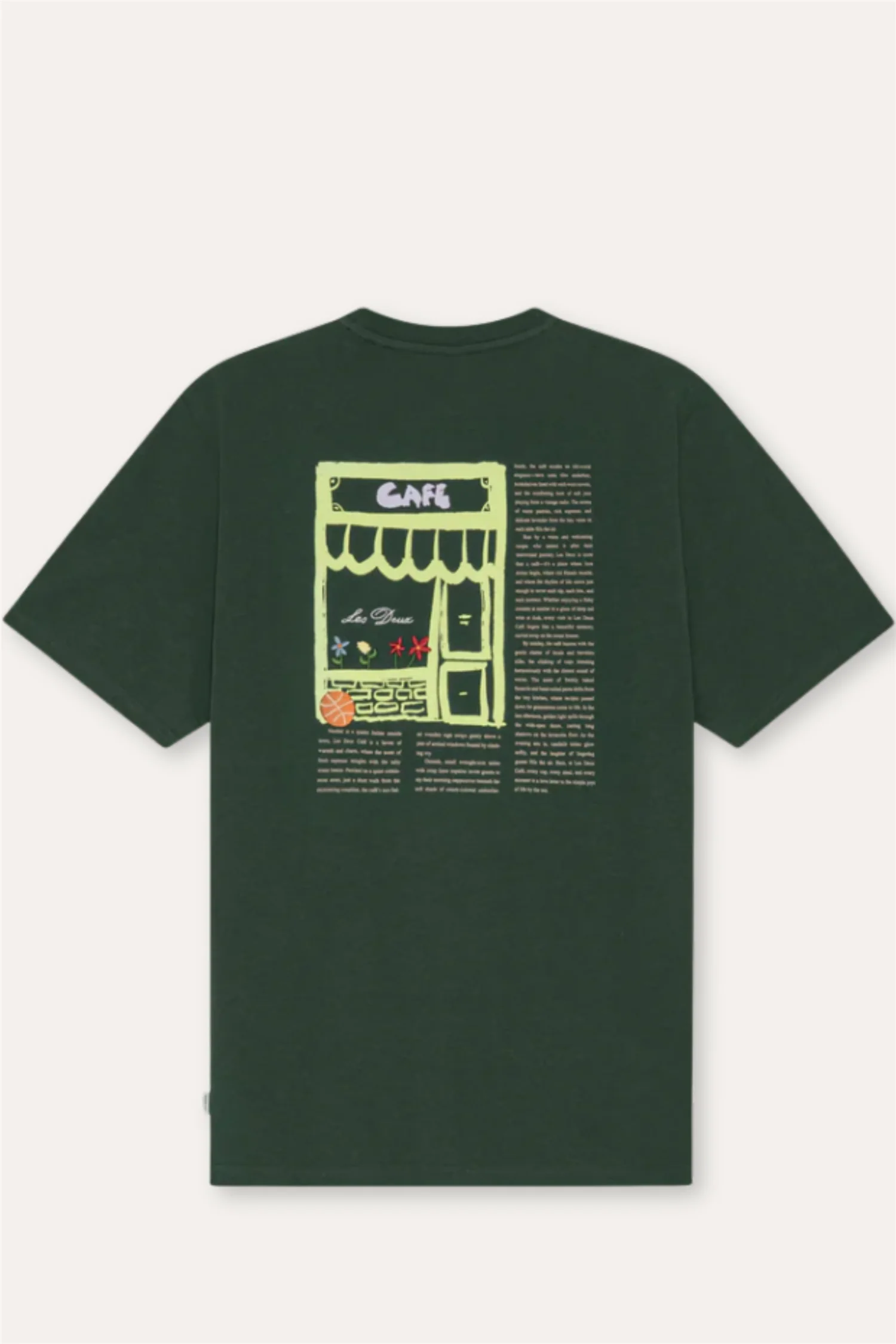 Café T-Shirt Pine Green - Image 2
