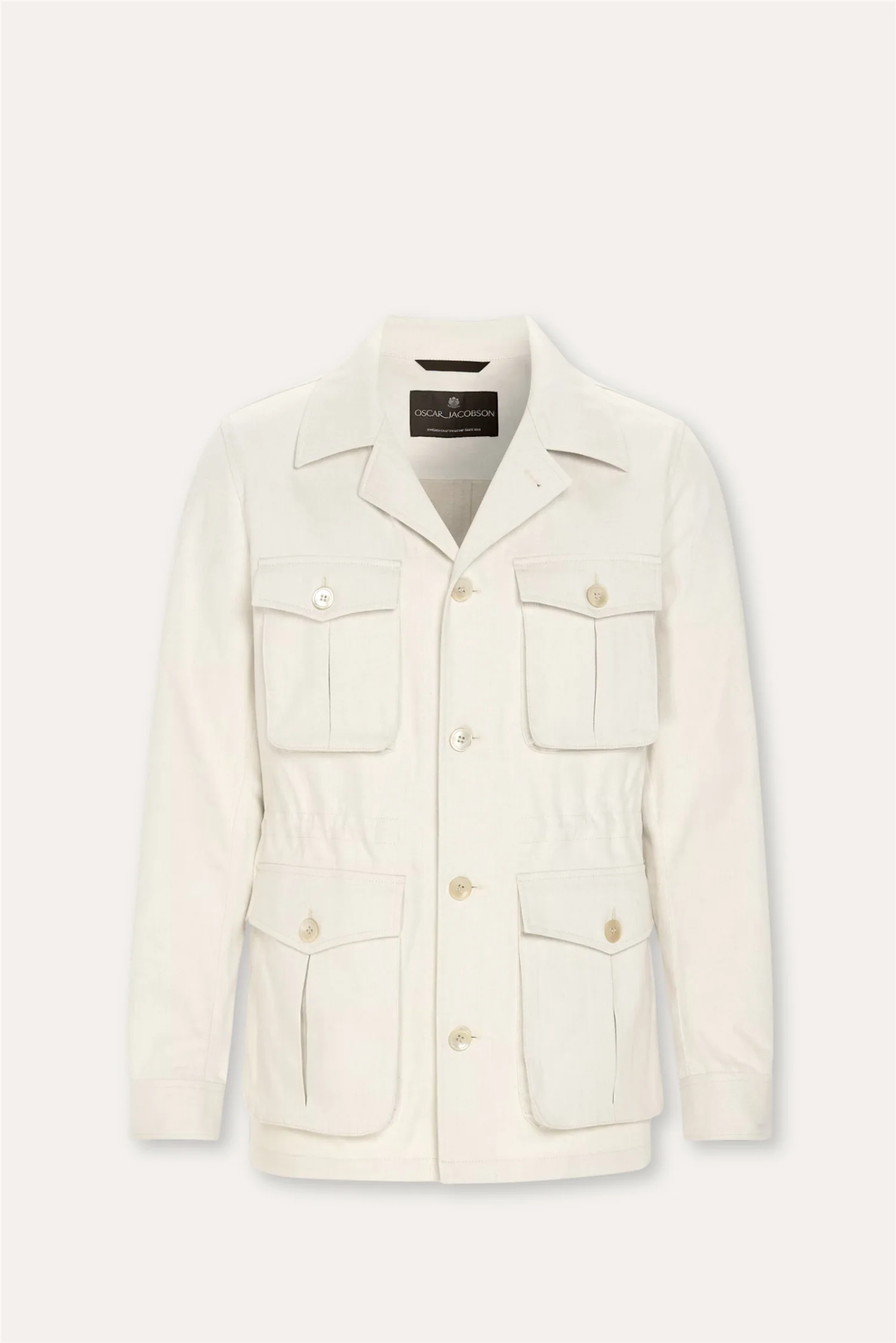 Sirolo Cotton Shirt Jacket White Sand