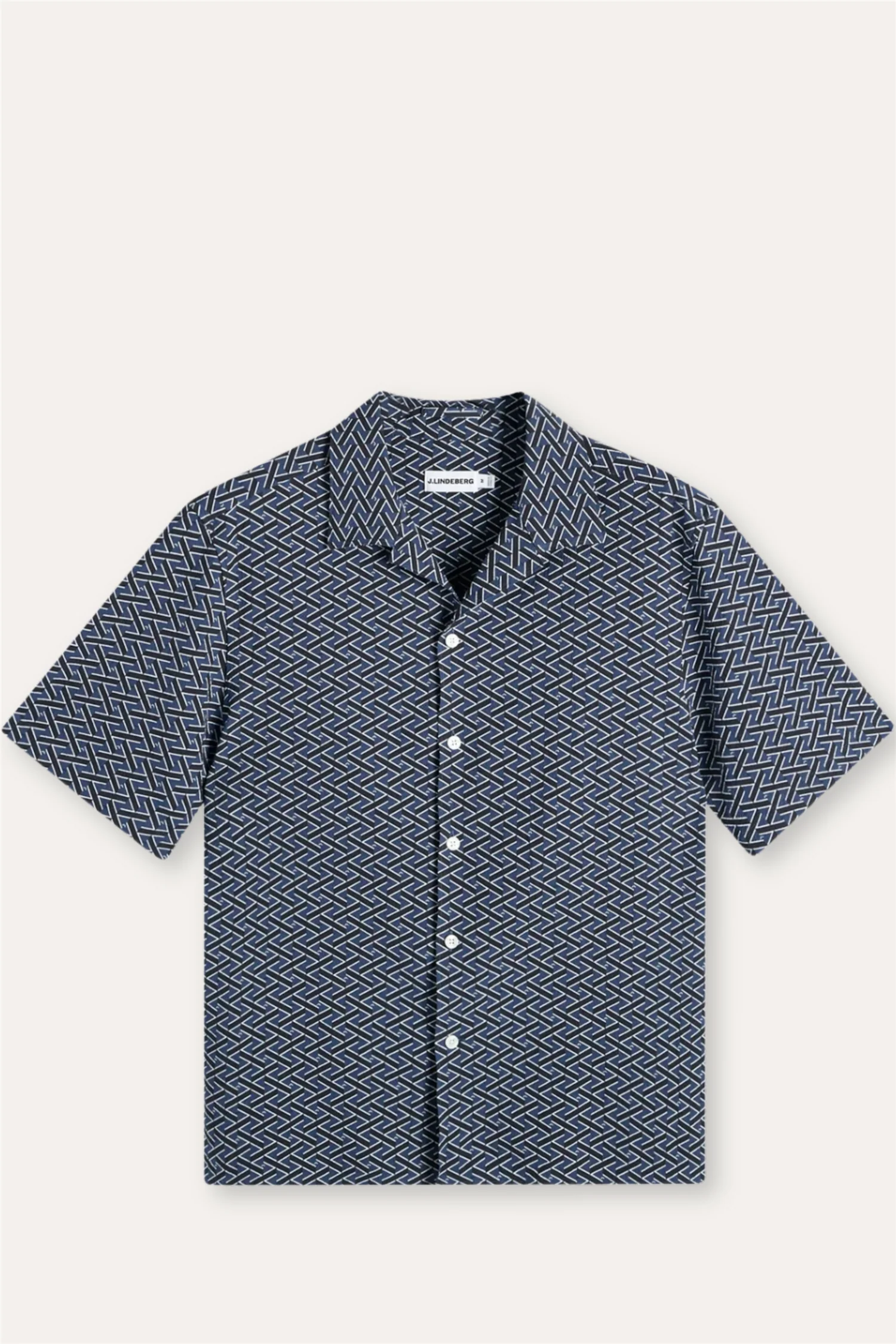 Donso Geo Resort Shirt Ladder Estate Navy