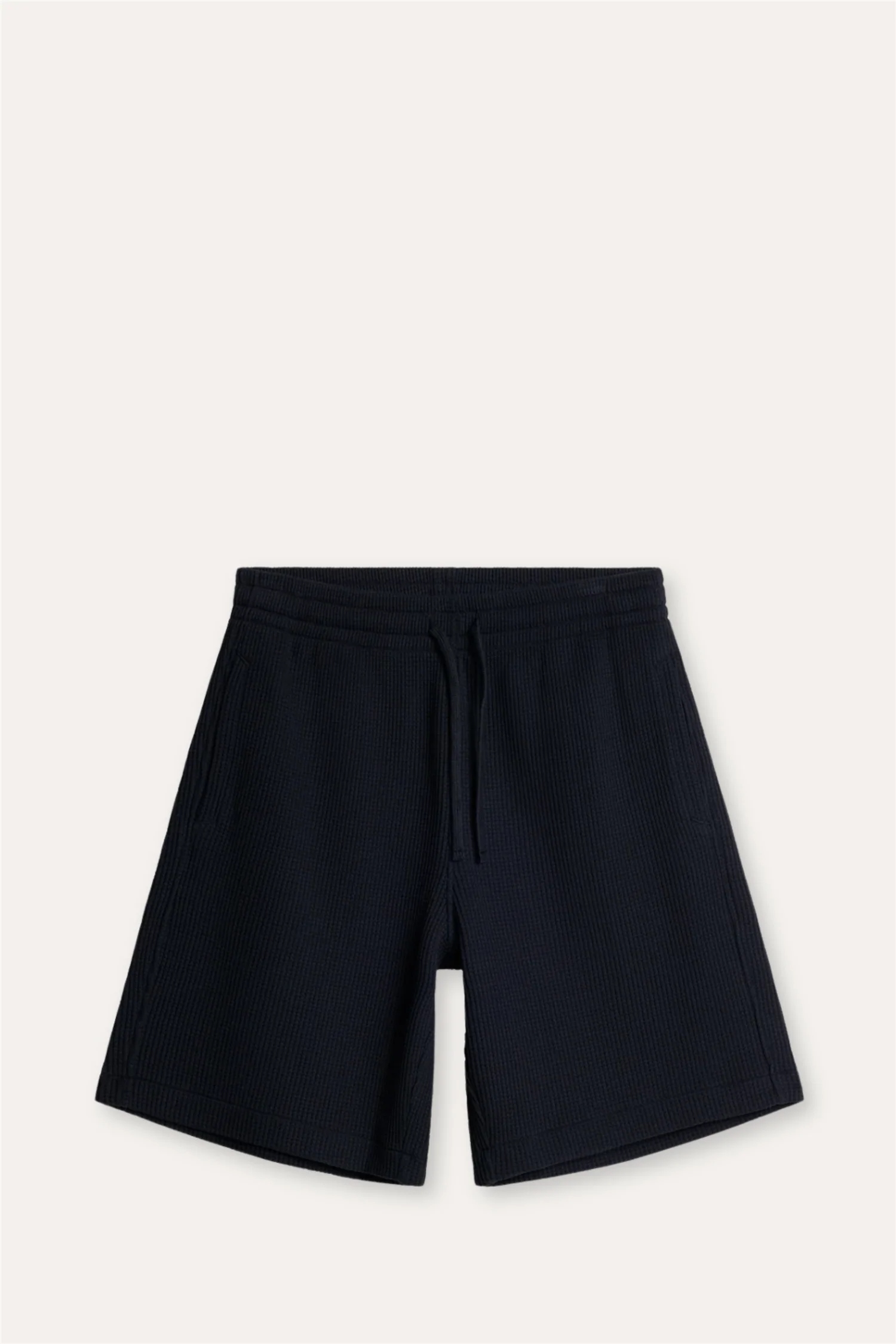 Simon Waffle Shorts Navy