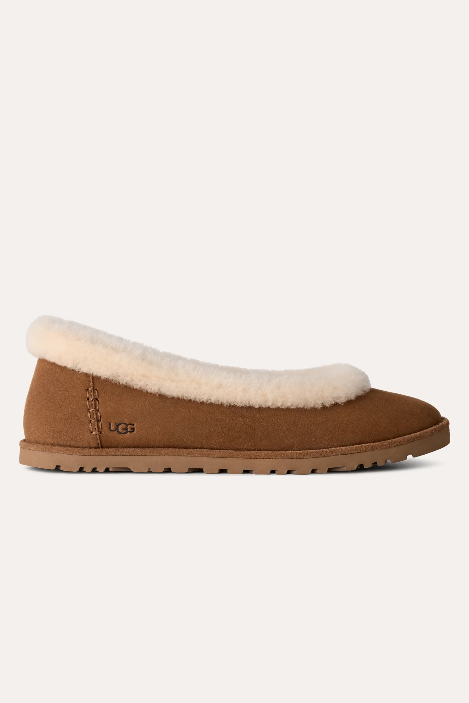 W Zora Ballet Flat Chestnut