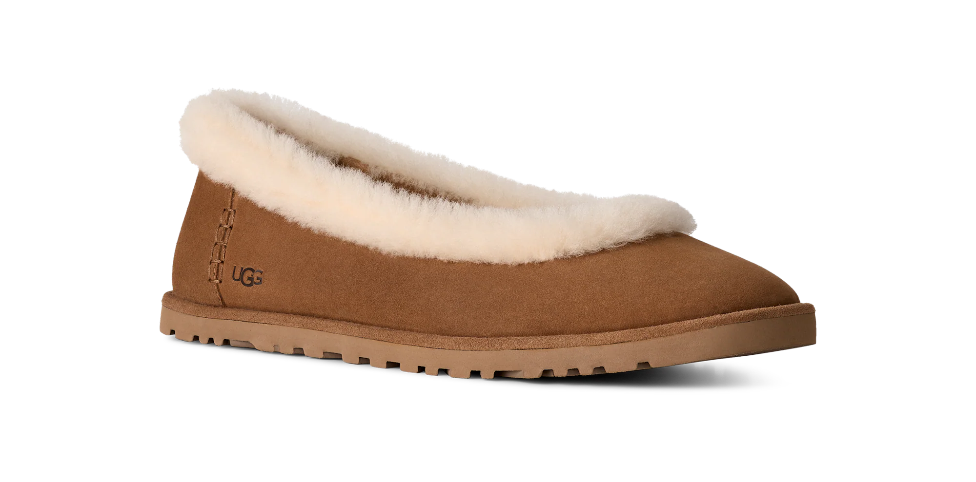 W Zora Ballet Flat Chestnut - Image 2