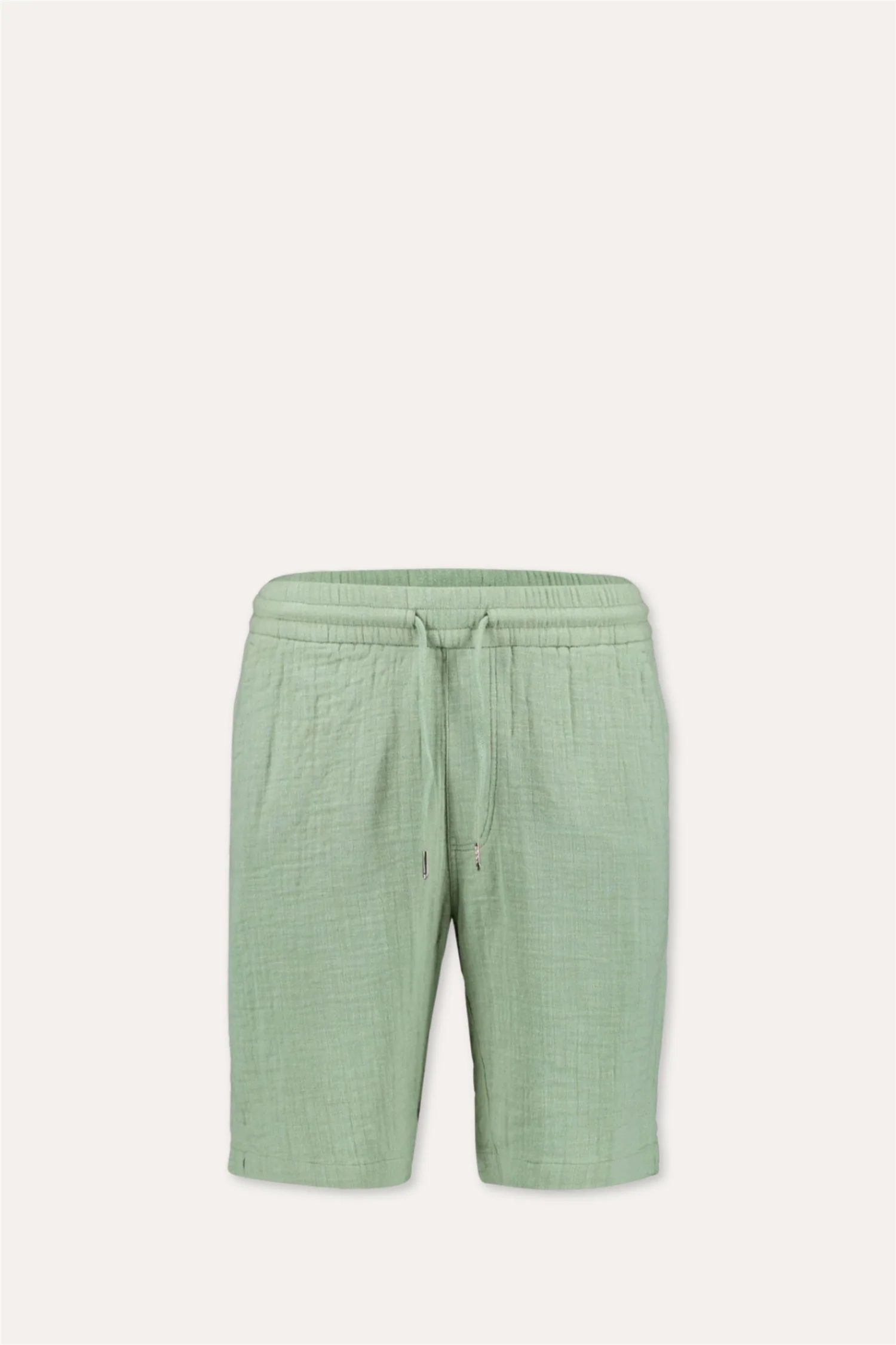 Cotton Muslin Shorts Dusty Olive