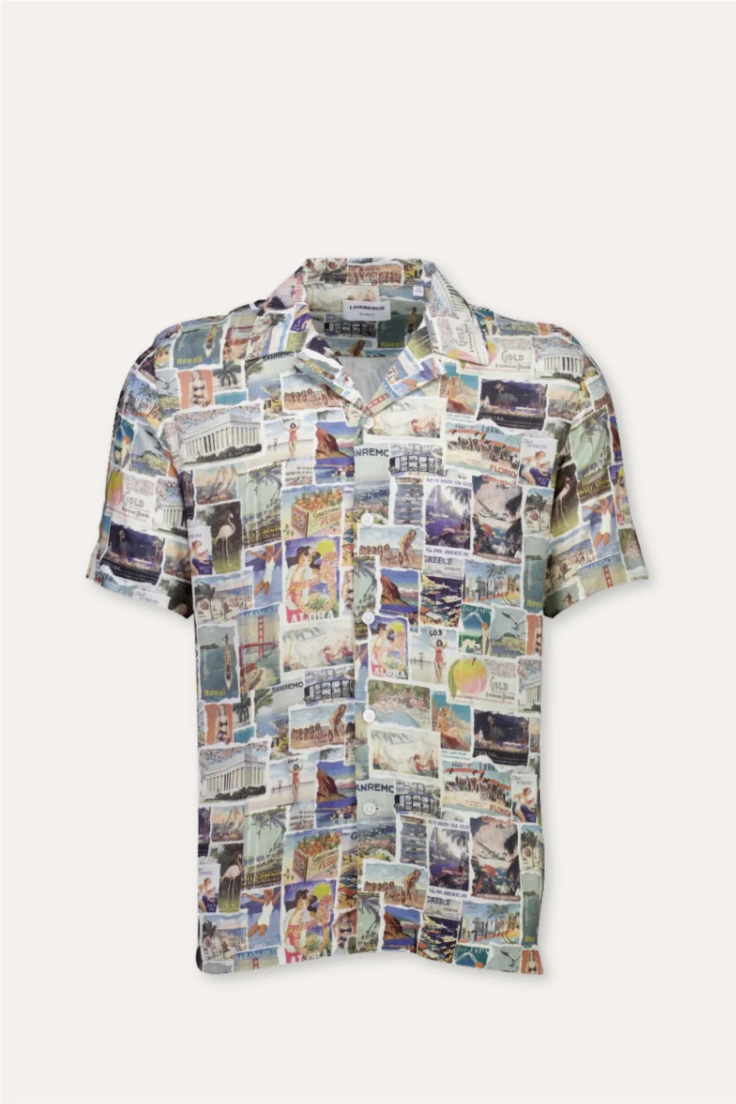 AOP Vintage Shirt S/S White