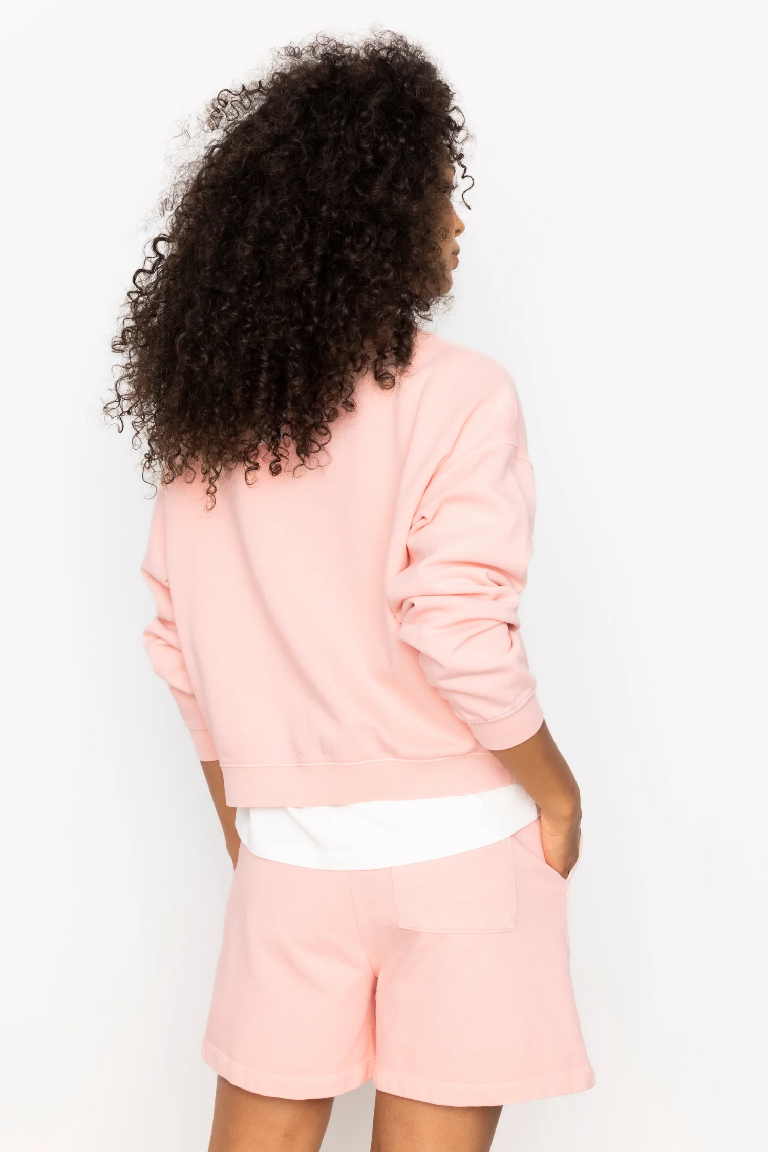 Maggy Sweatshorts - Apricot - Image 5