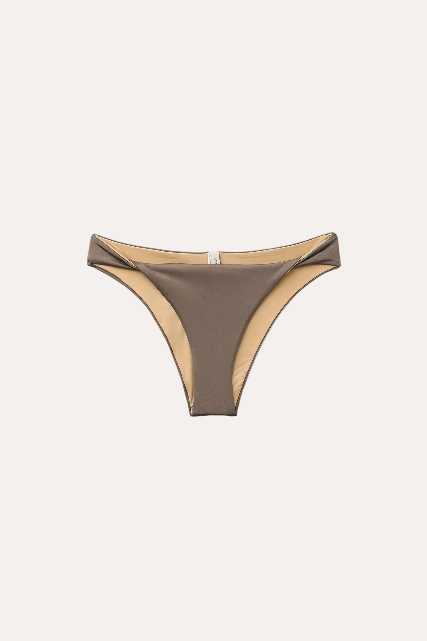 Twisted Bikini Bottom Nougat