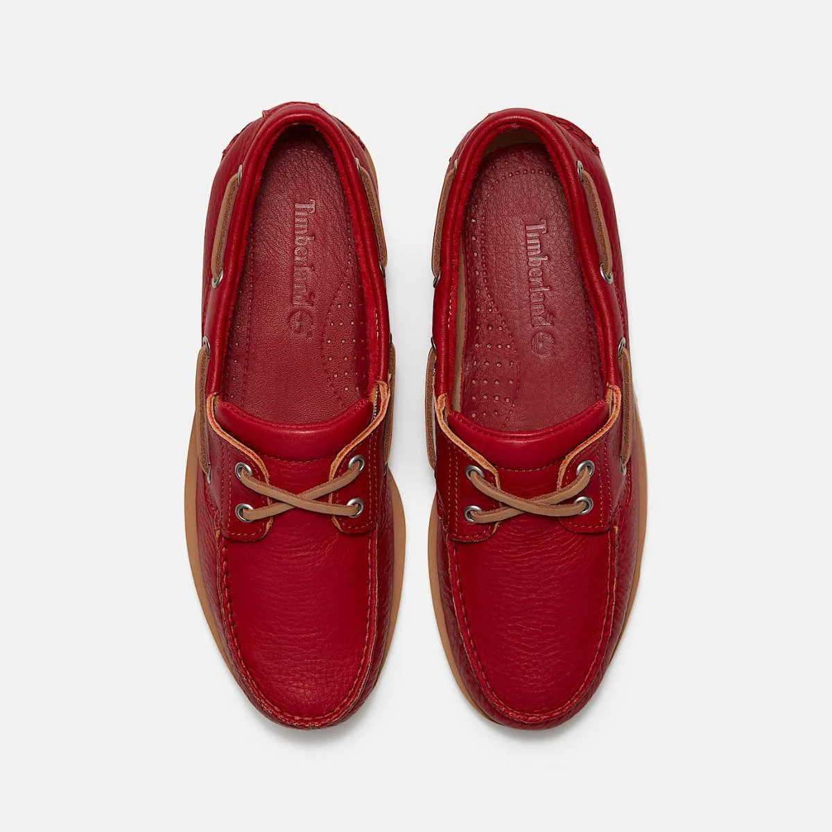 Classic Boat Shoe Full Grain Medium Red - Image 3