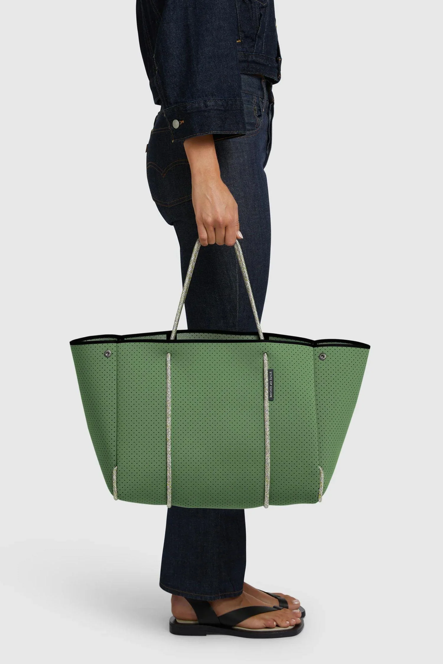 Escape Tote- Ecalyptus/ Sea - Image 6
