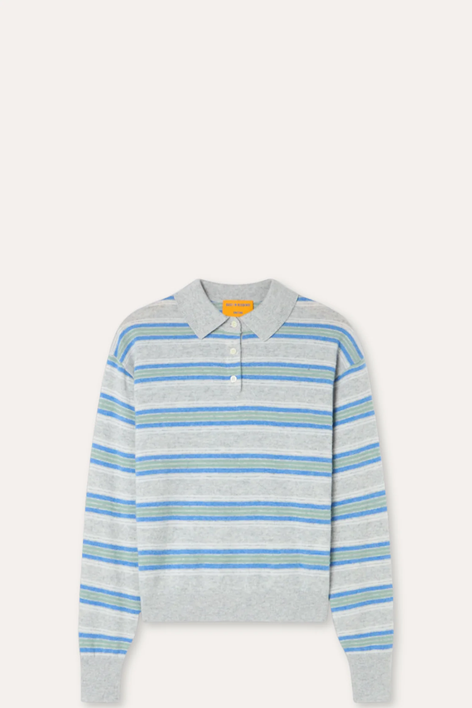 Collegiate Stripe Polo- Stone Combo
