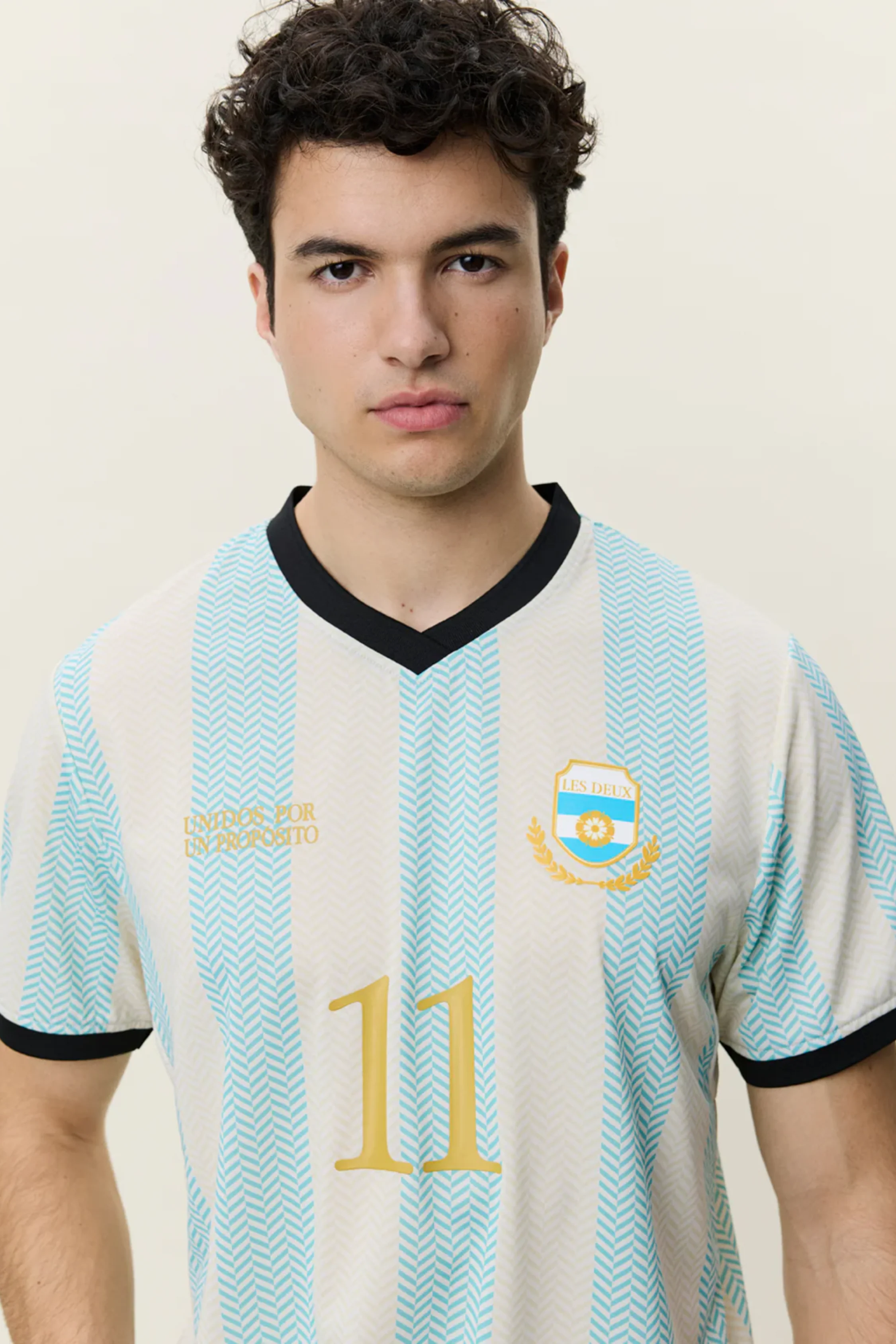 Argentina Football Jersey Bachelor Button Blue - Image 4