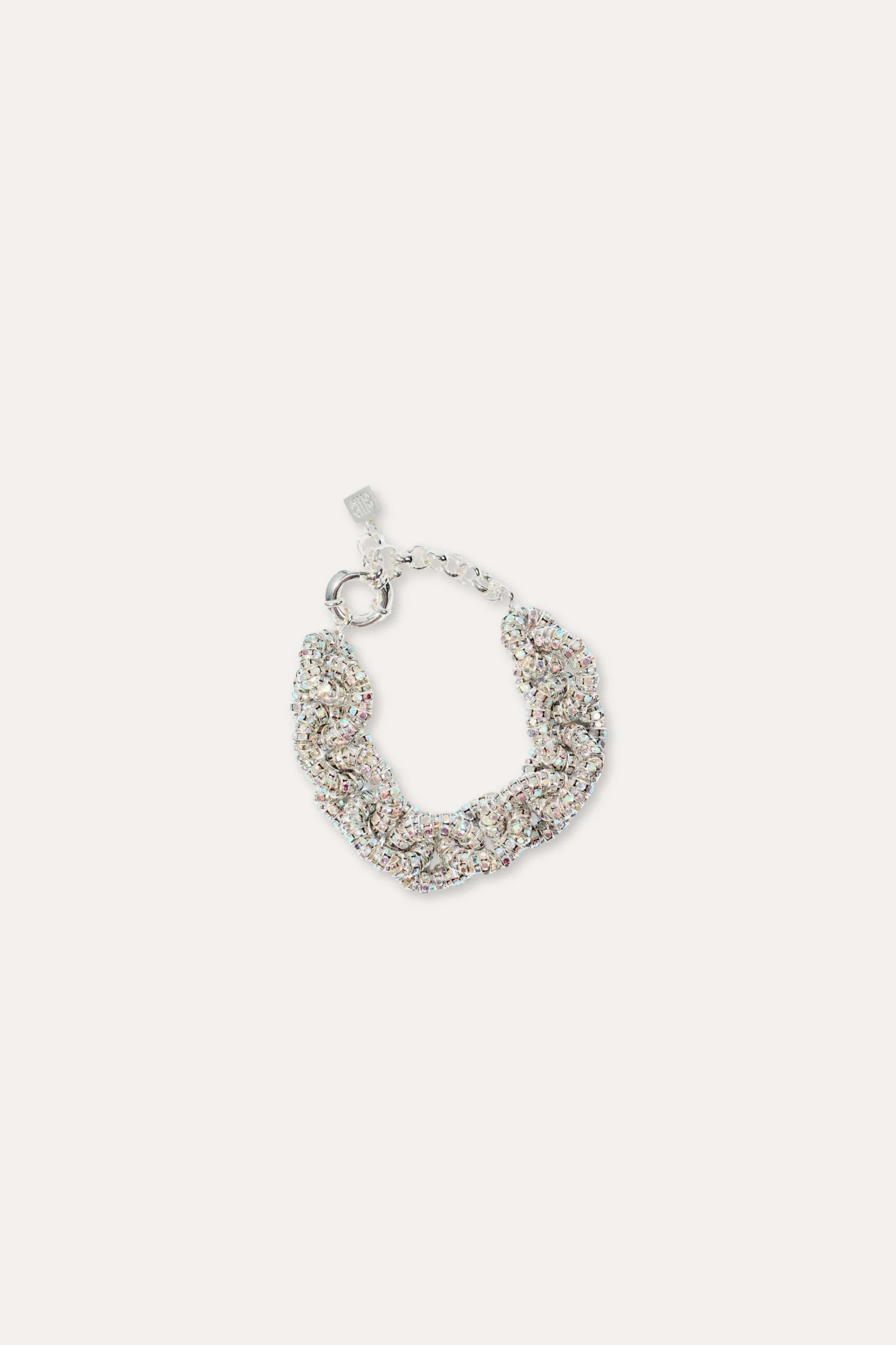 Tiny Tire Bracelet- Silver