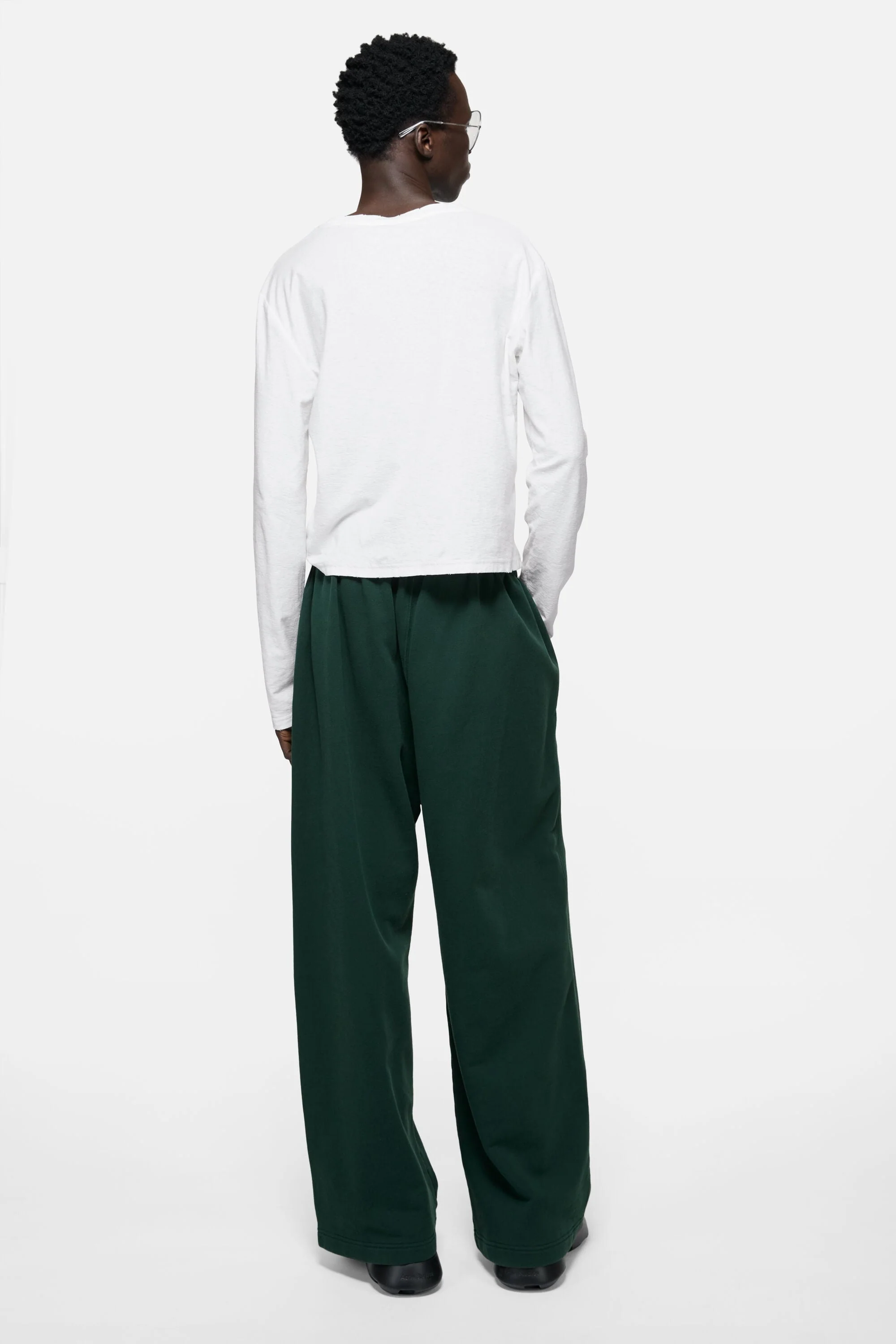 Distressed Logo T-Shirt Off White - Image 3