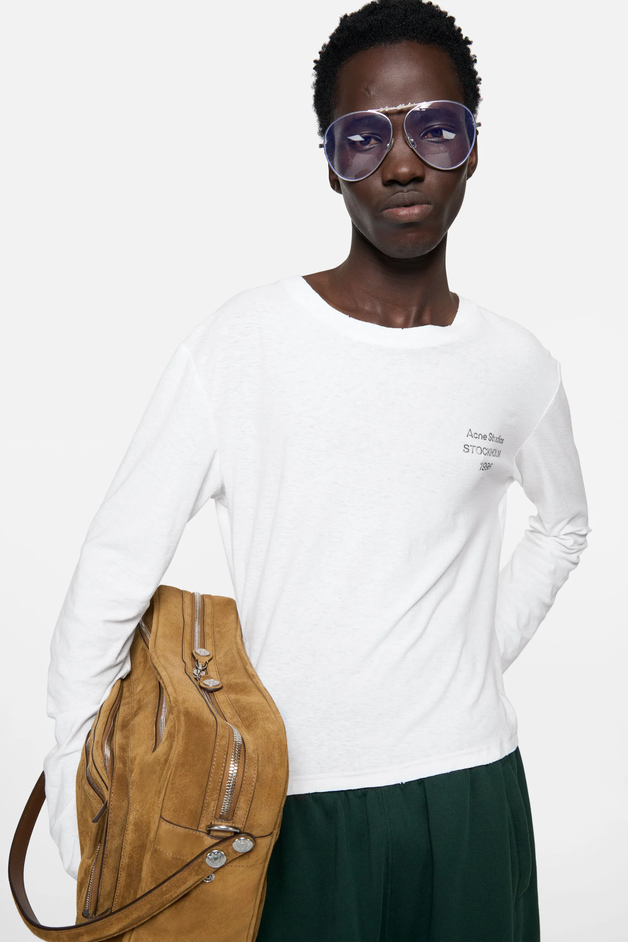 Distressed Logo T-Shirt Off White - Image 4