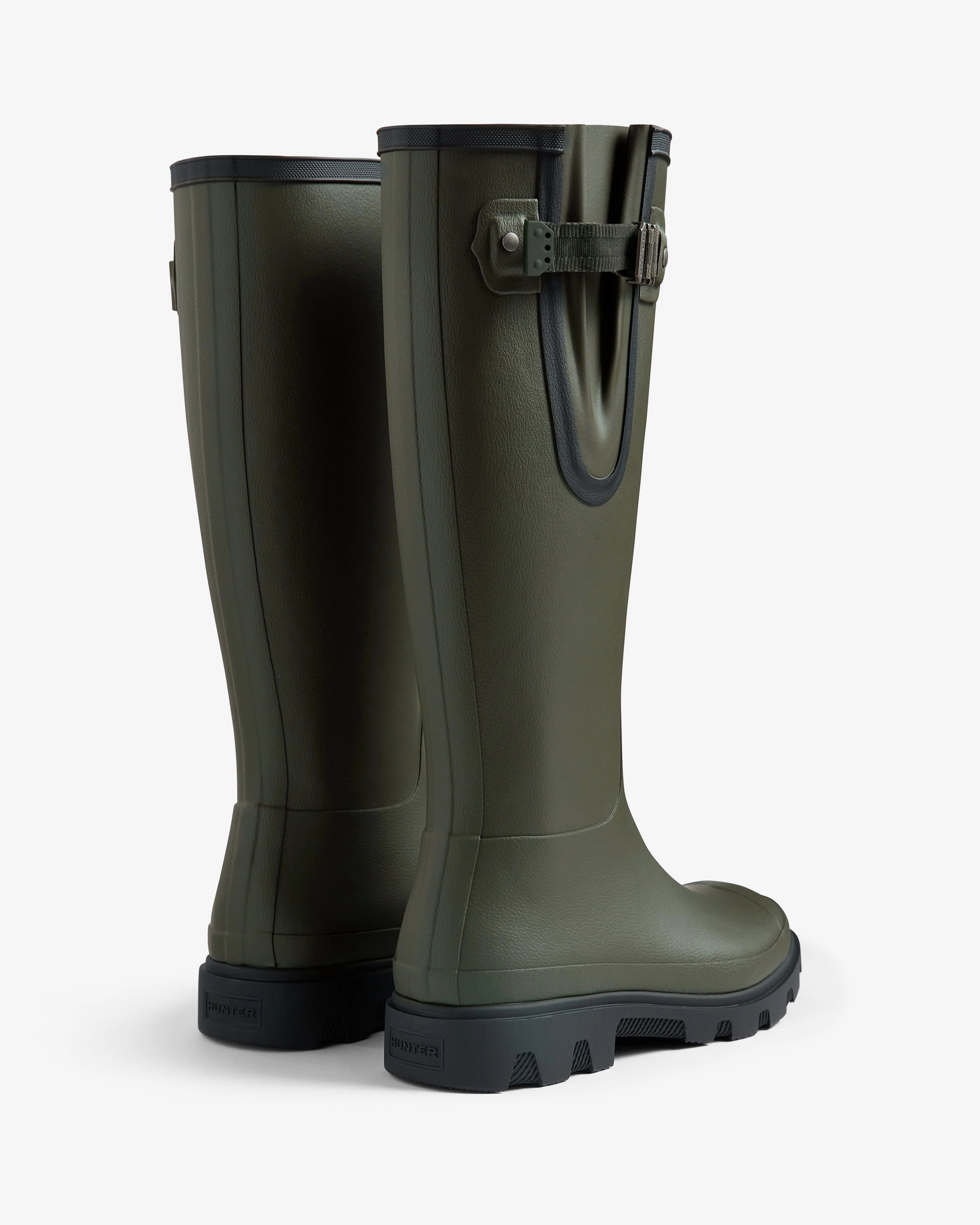 Downpour Adjustable Boot Dark Olive - Image 3