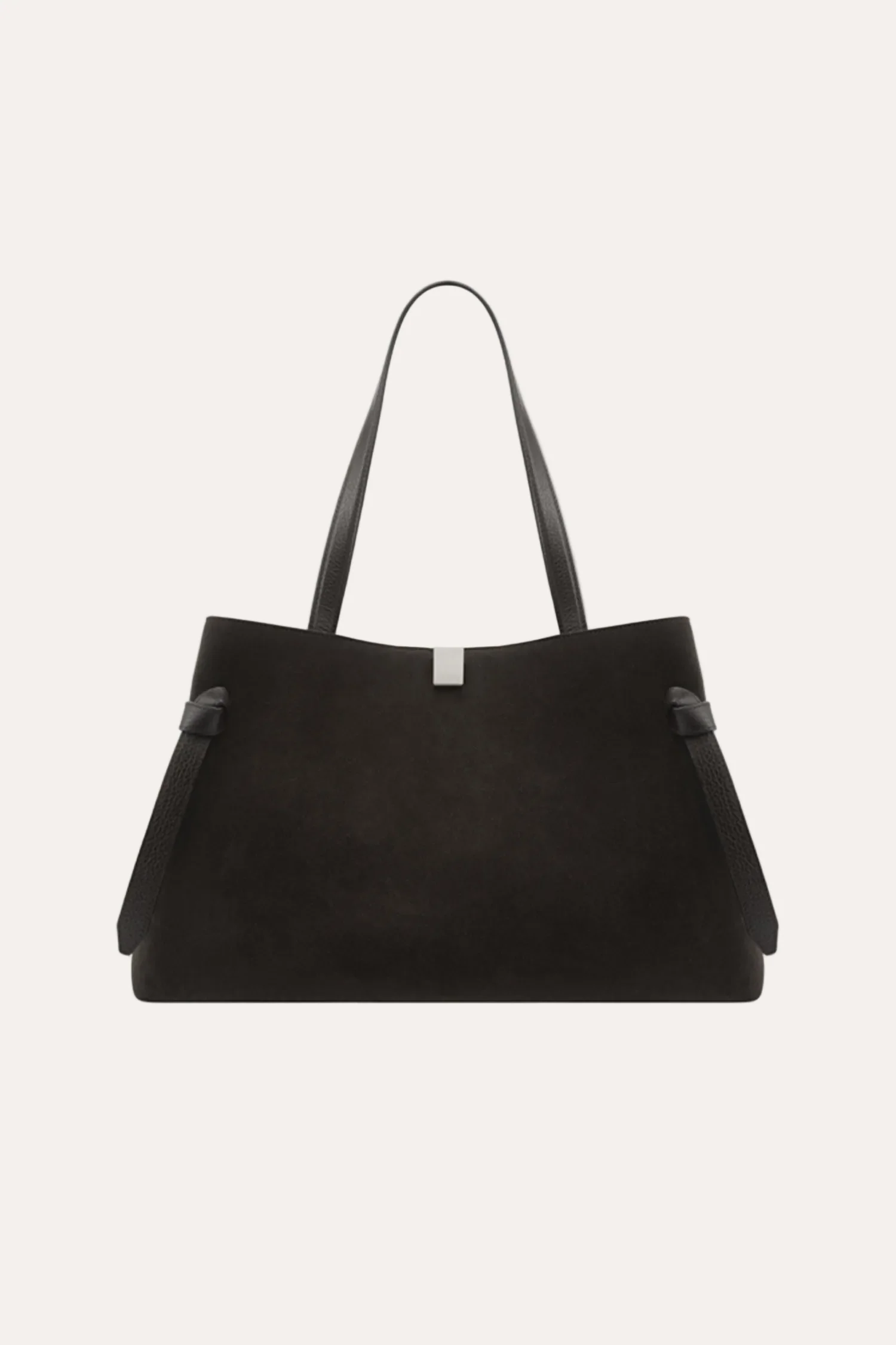 Gyoza Tote- Ganache Suede Tote