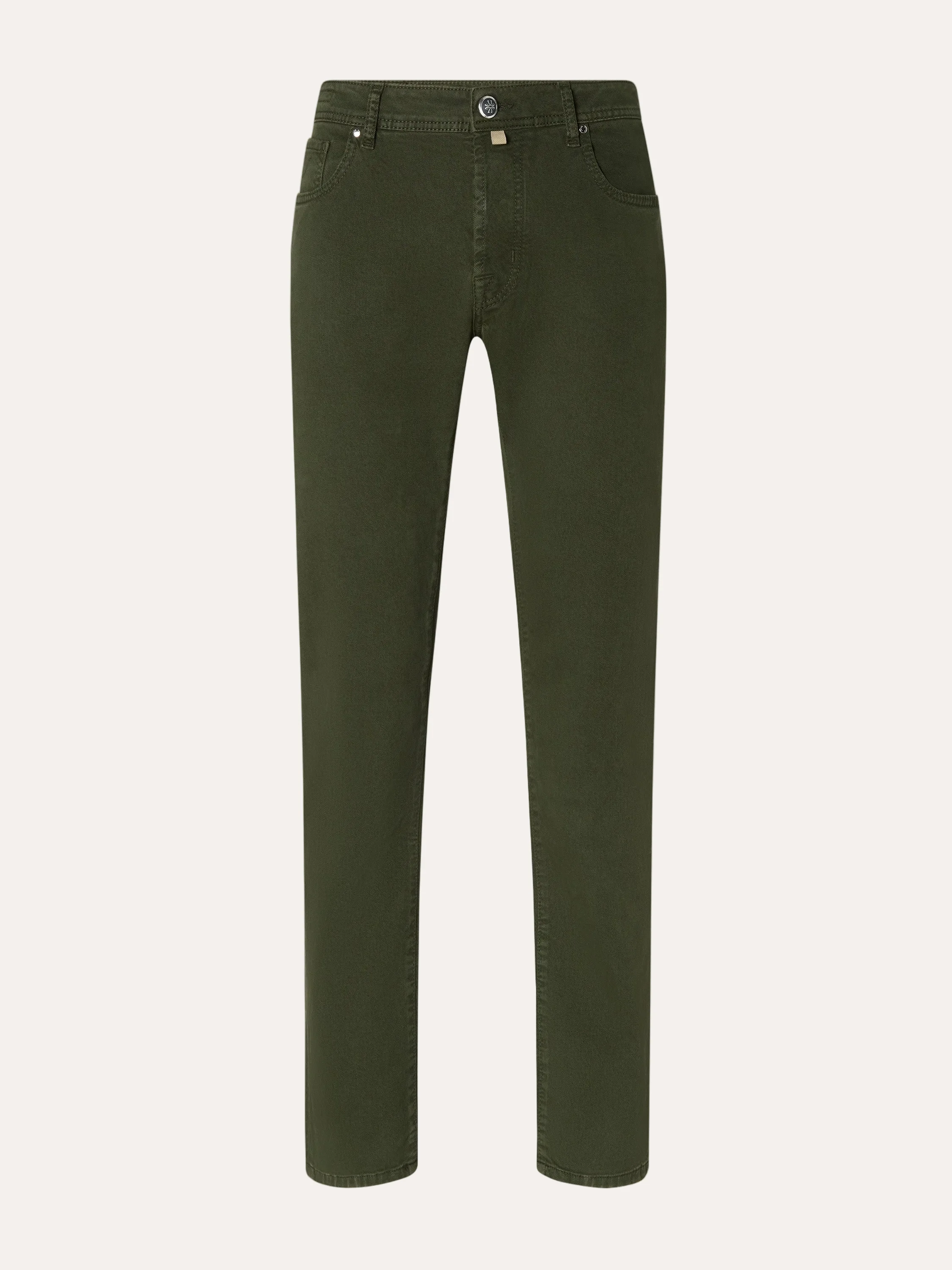 Bard Slim Fit 5-Pocket Pants Green