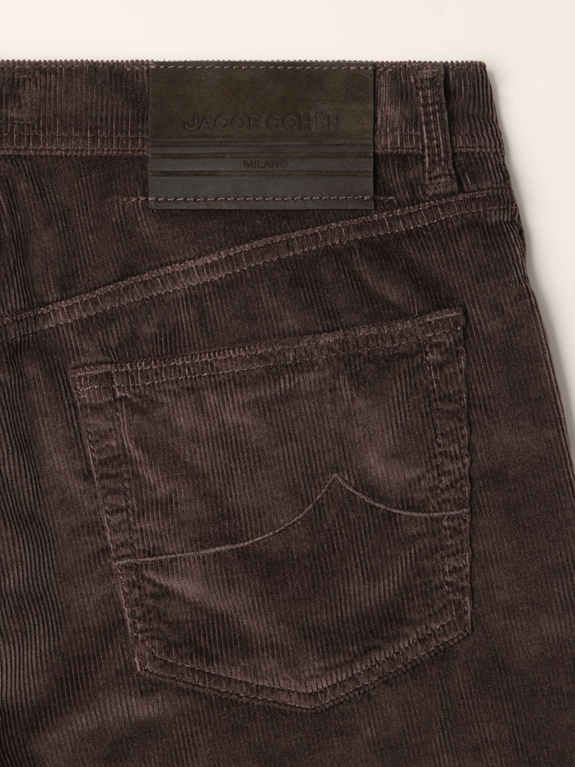 Nick Slim Fit Corduroy Pants Brown - Image 2