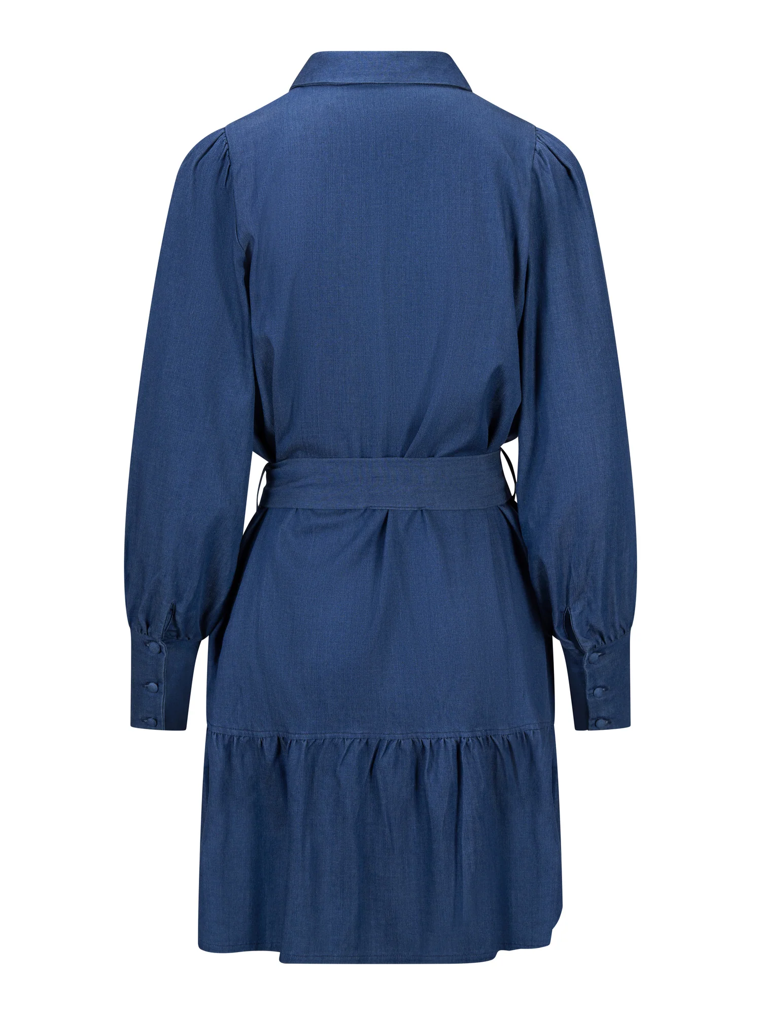 Silja Tencel Dress Dark Blue - Image 5