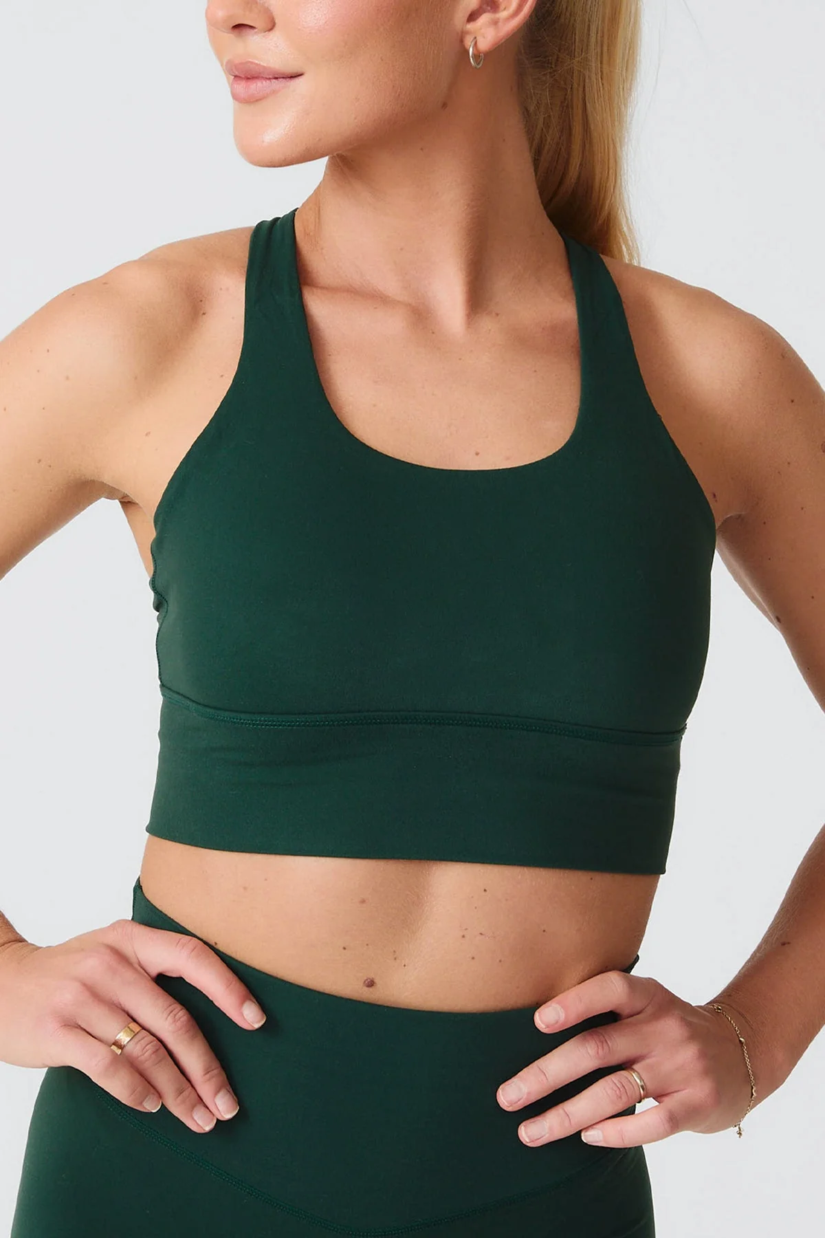 Strap Bra Dark Green - Image 2