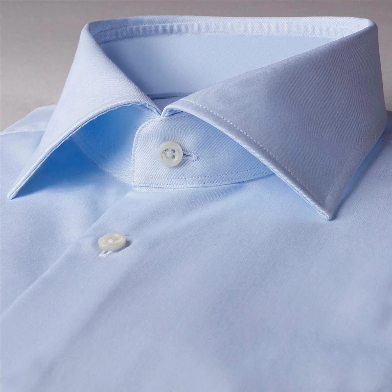 Slimline Twill Shirt XL-Sleeves Light Blue - Image 2