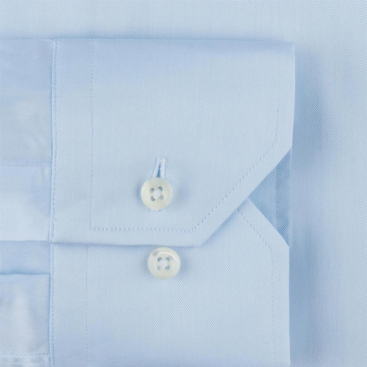 Slimline Twill Shirt XL-Sleeves Light Blue - Image 3