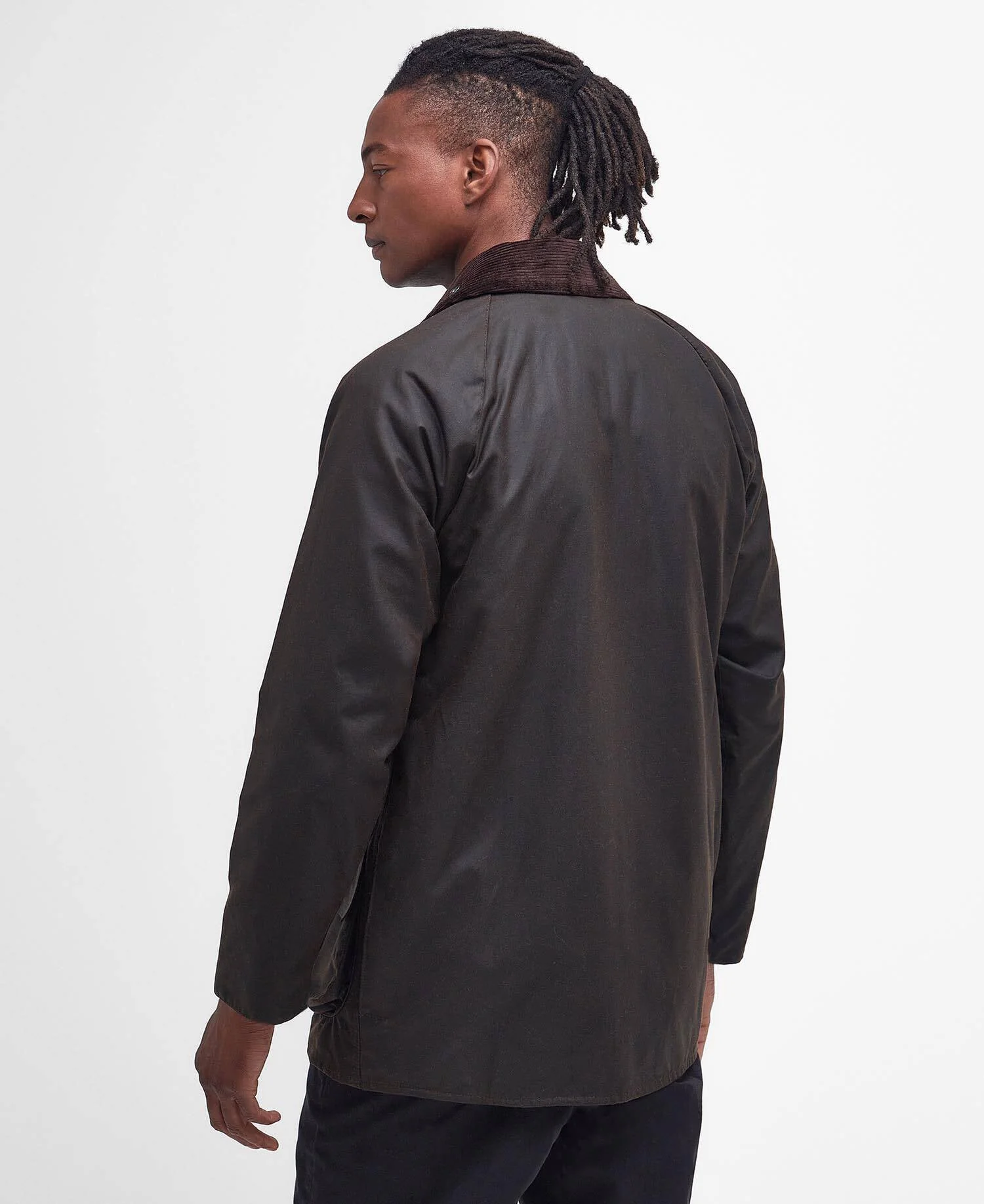 Classic Beaufort Wax Jacket Olive - Image 3