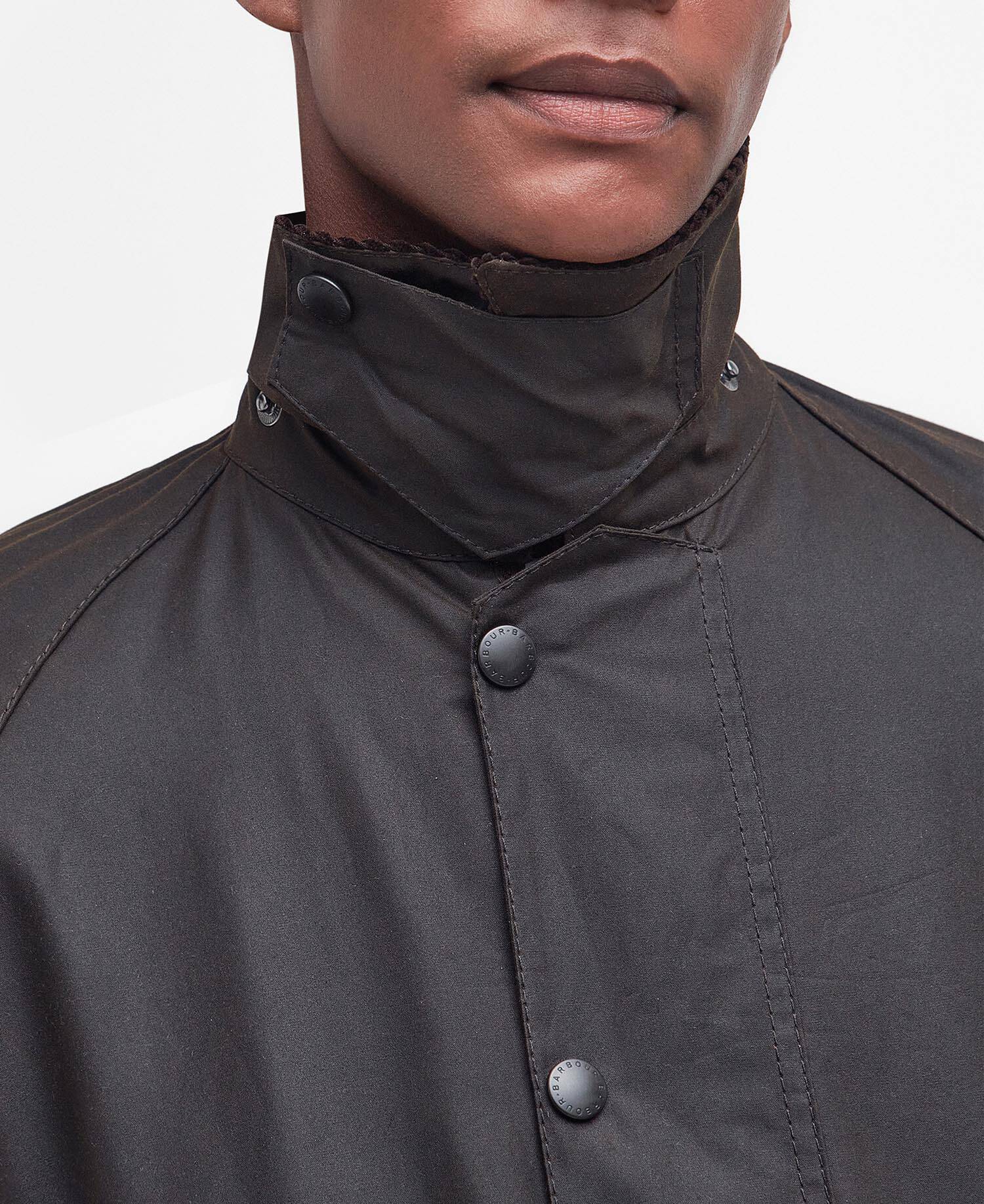 Classic Beaufort Wax Jacket Olive - Image 5