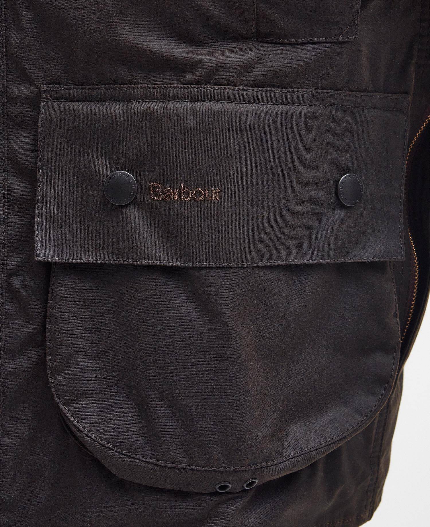 Classic Beaufort Wax Jacket Olive - Image 7