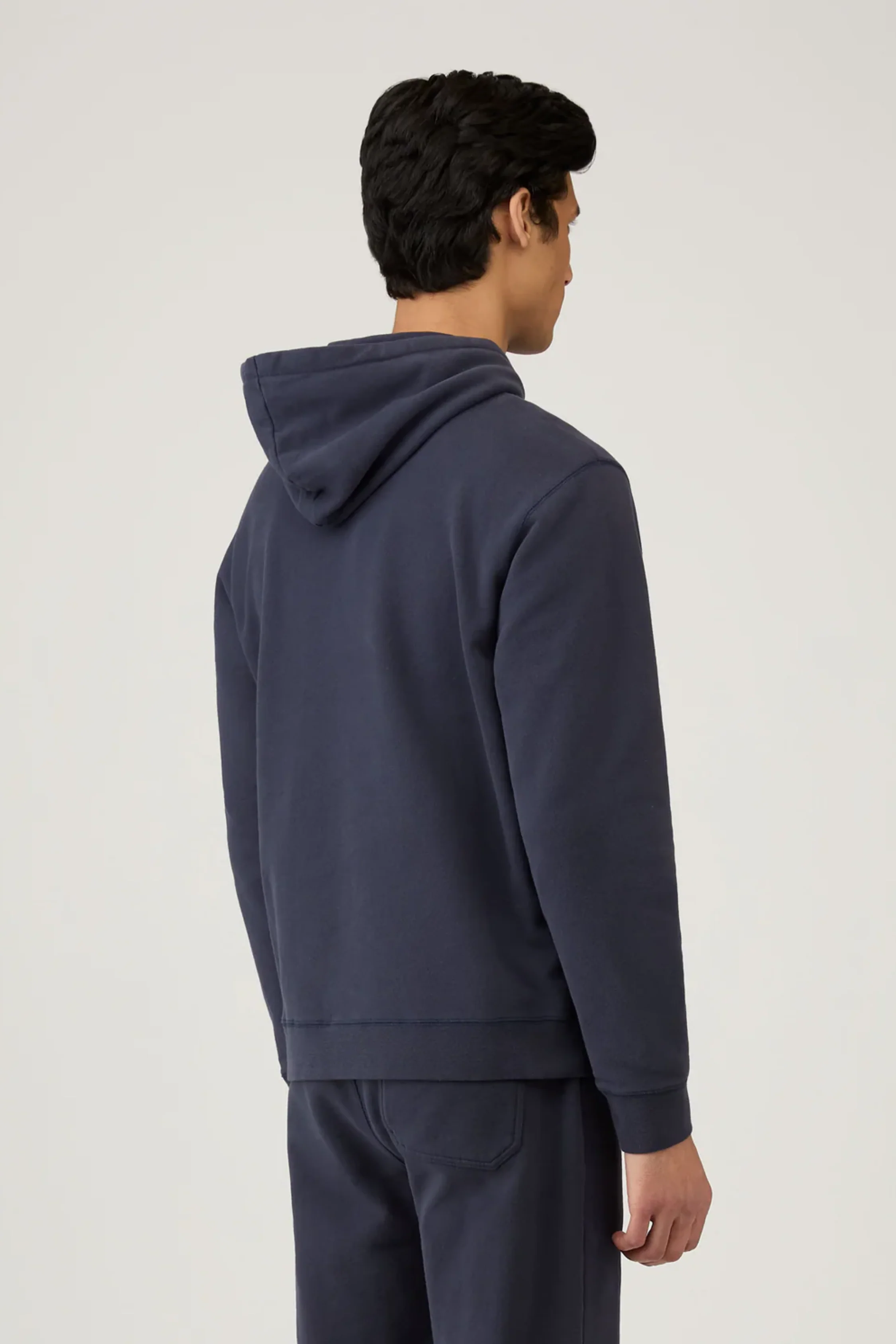 Loopback Hoodie Navy - Image 5