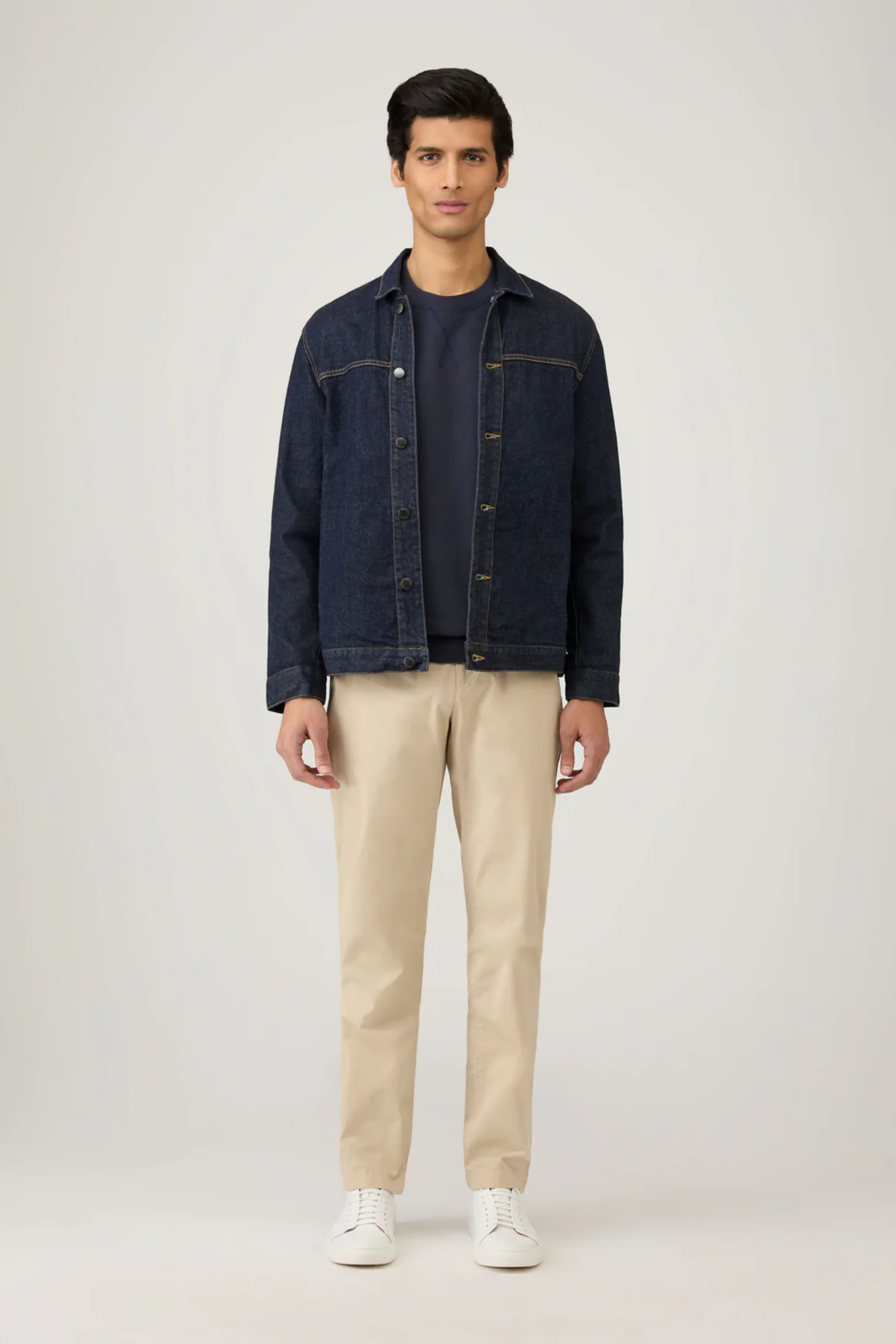 Loopback Sweatshirt Navy - Image 3