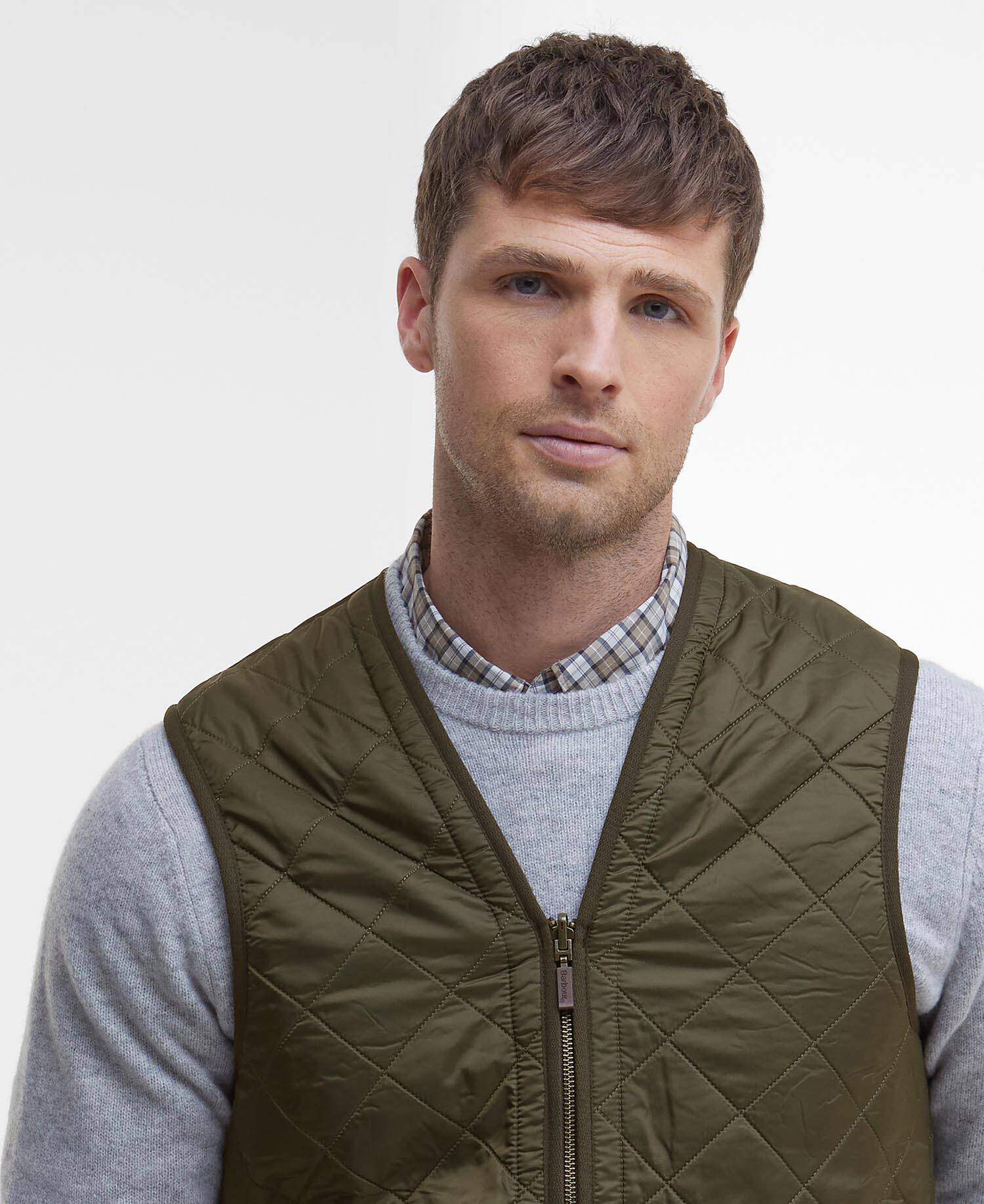 Polarquilt Waistcoat/Zip-In Liner Olive - Image 4