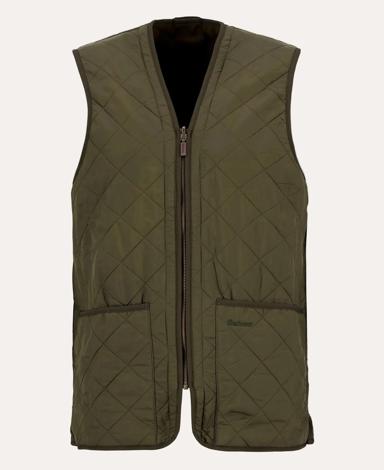 Polarquilt Waistcoat/Zip-In Liner Olive - Image 6