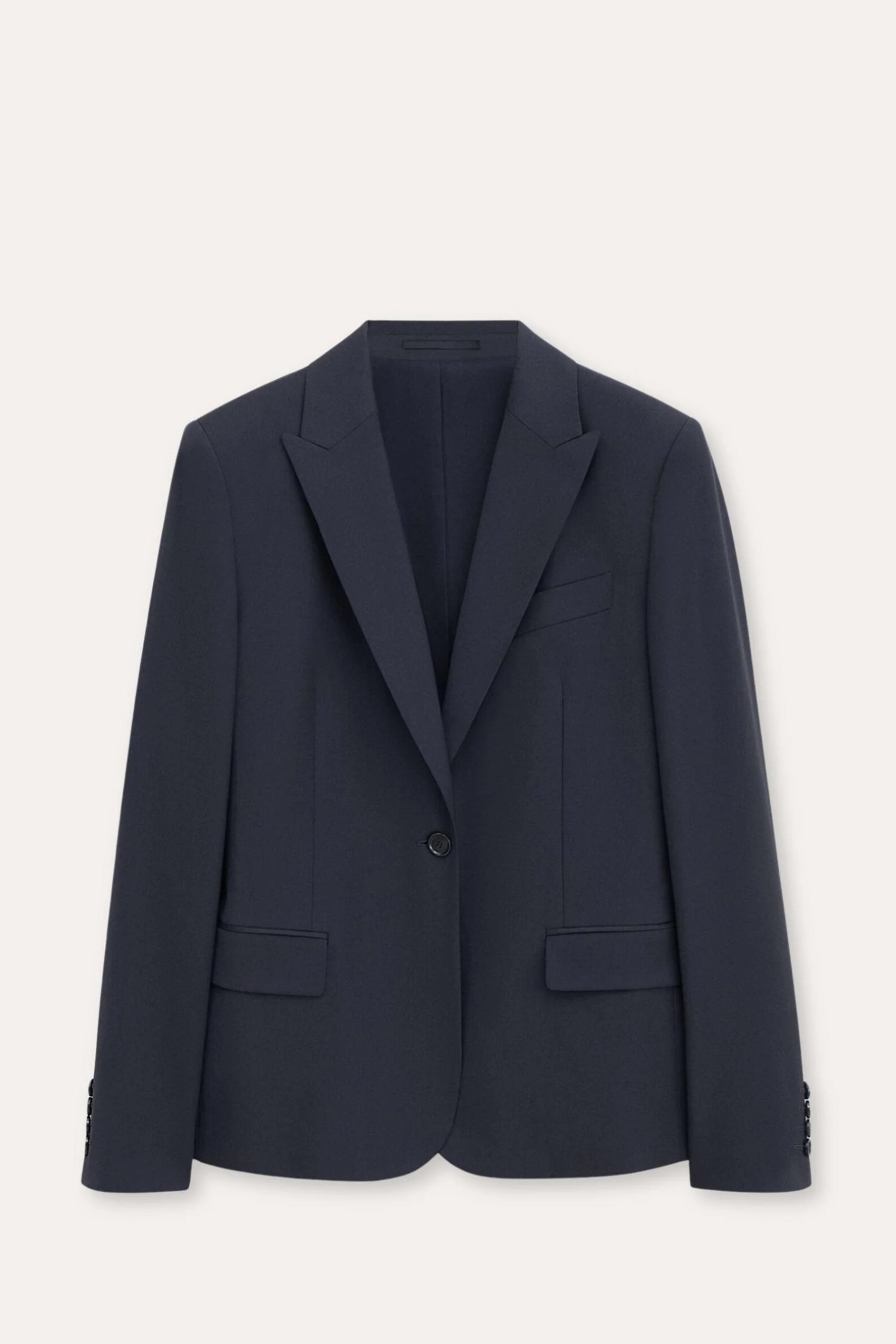 Sasha Cool Wool Blazer Dark Navy