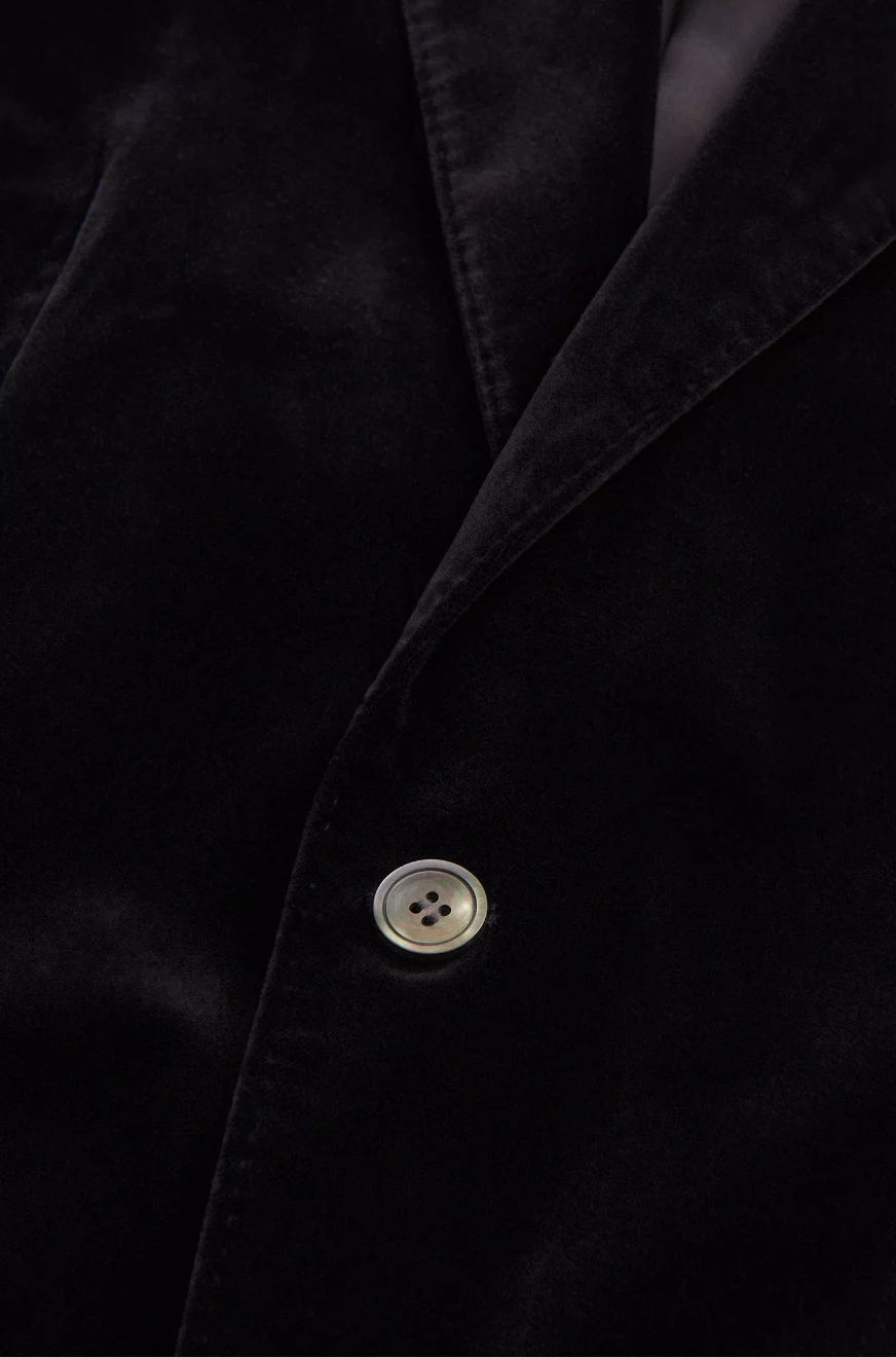 Fogerty Velour Blazer Black - Image 2