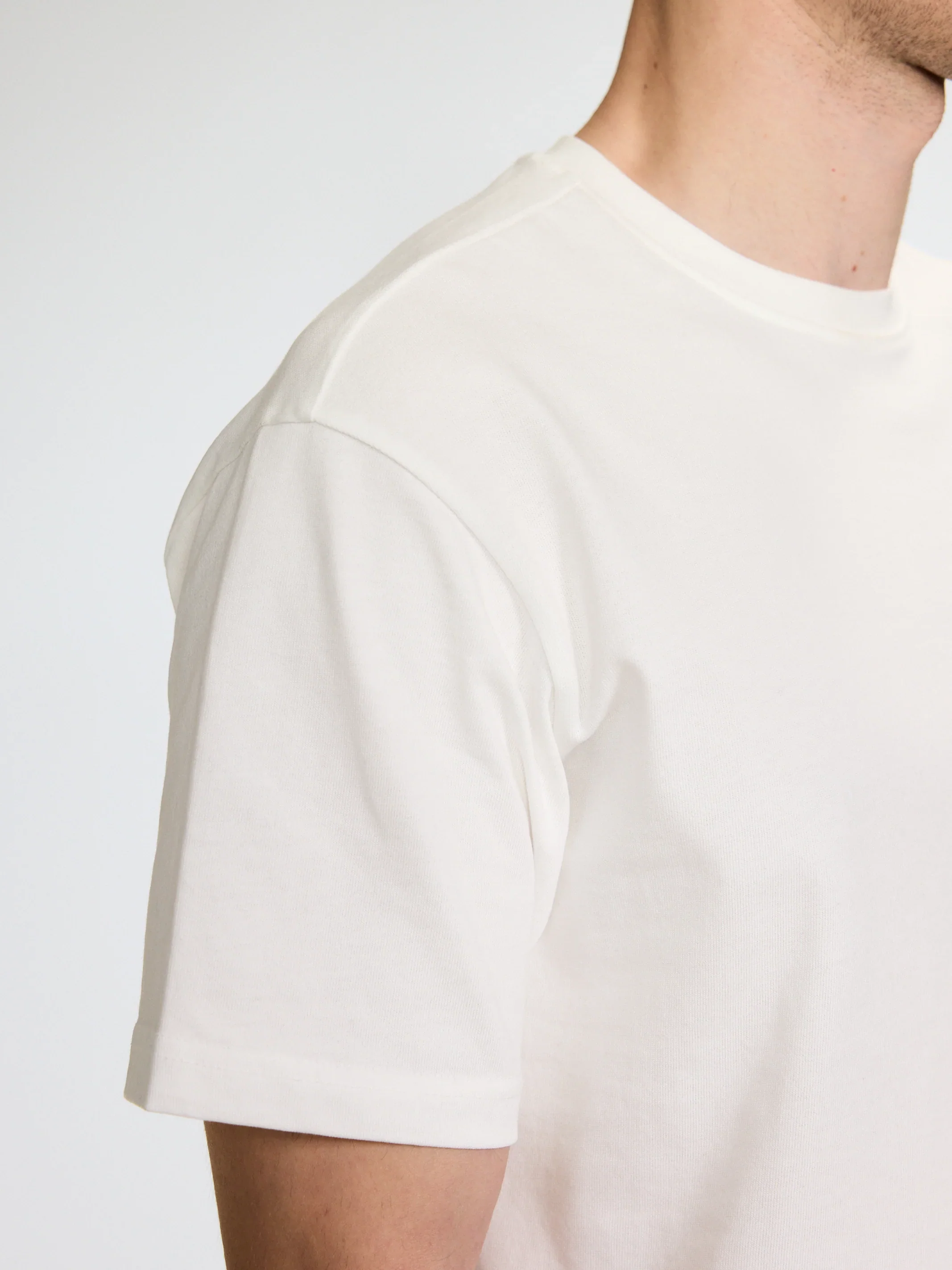 Organic Cotton Oversized T-Shirt White - Image 4