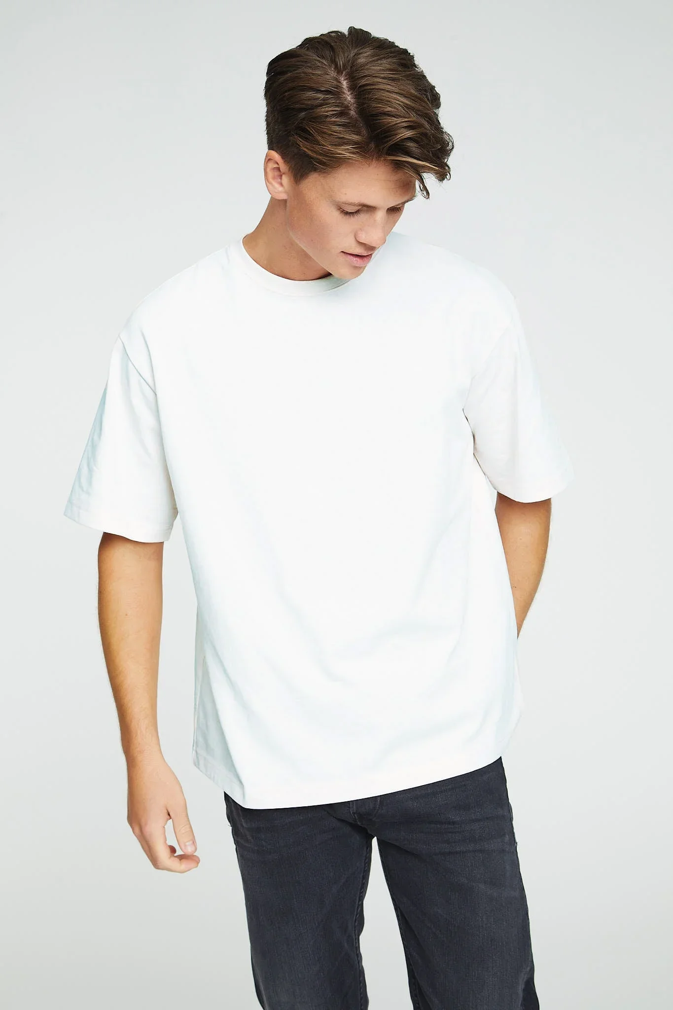 Organic Cotton Oversized T-Shirt White - Image 6