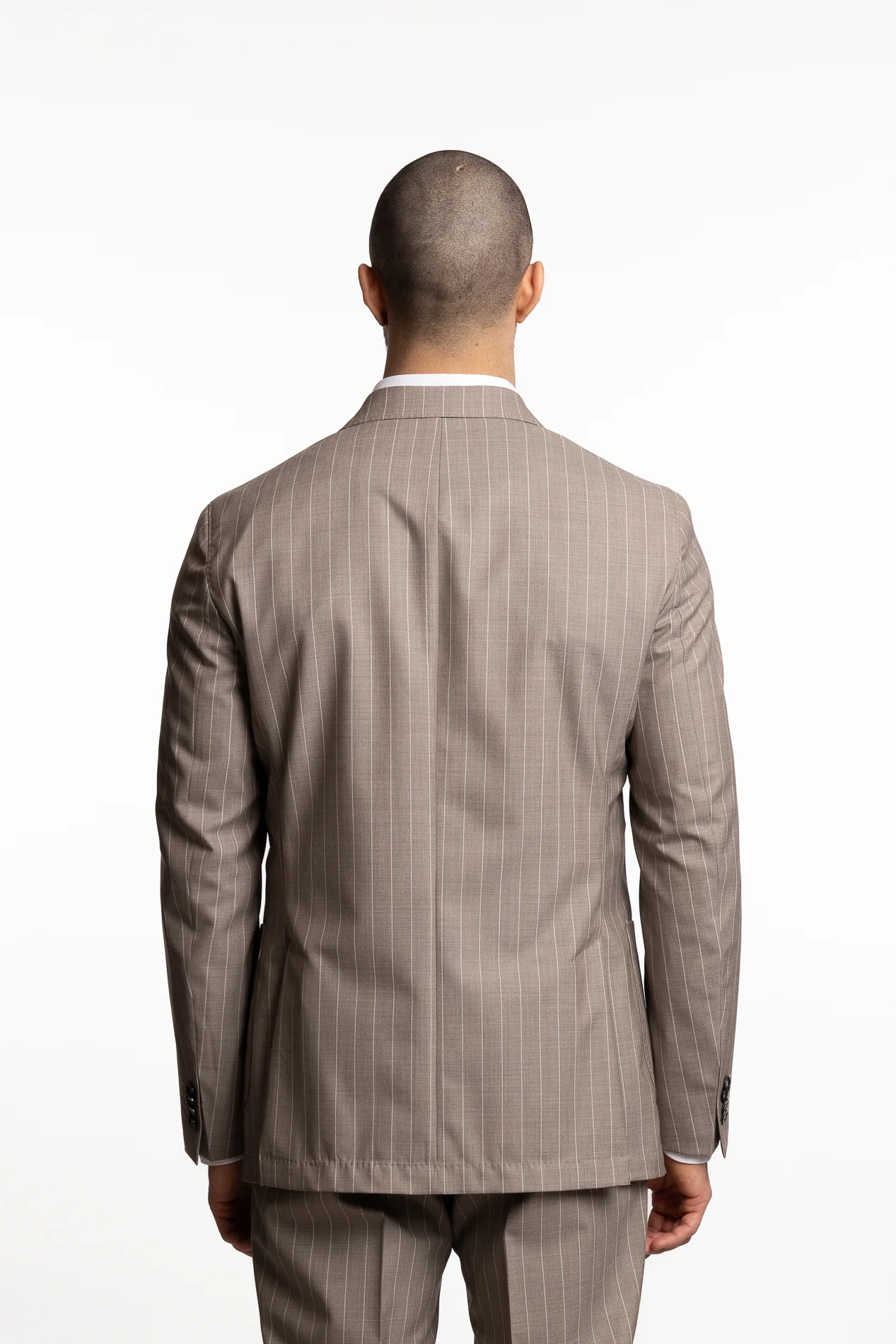 Vicenza DB Wool Blazer Trench Beige - Image 3