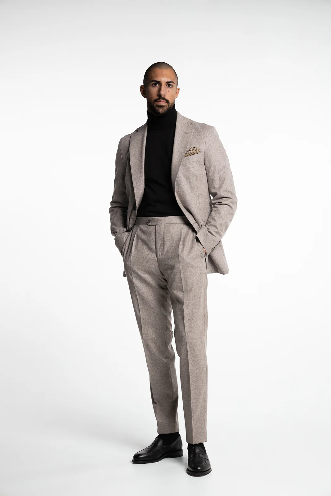 New Sienna Flannel Blazer Beige